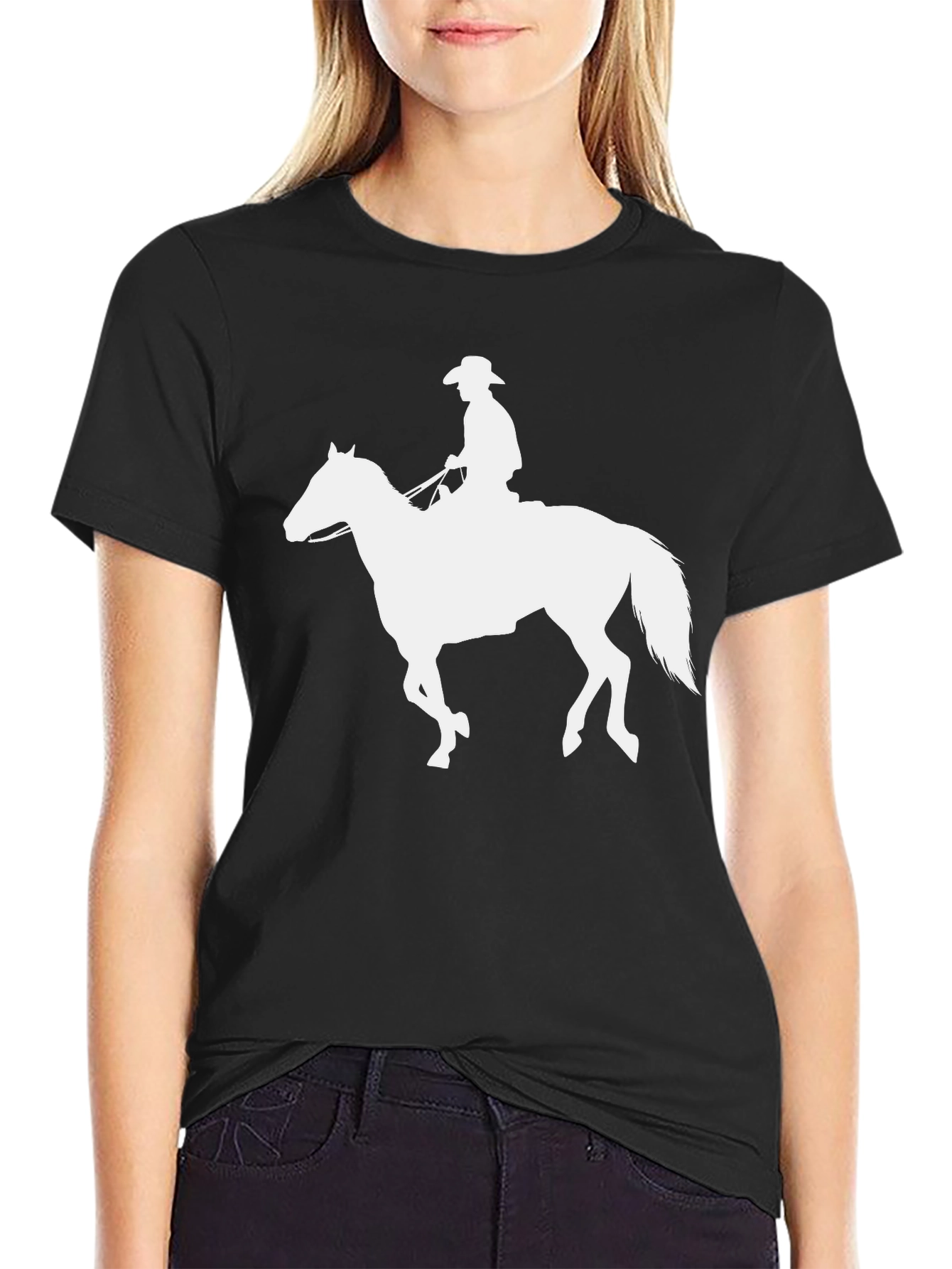 Cowboy Silhouette T-Shirt - Ride into Style!