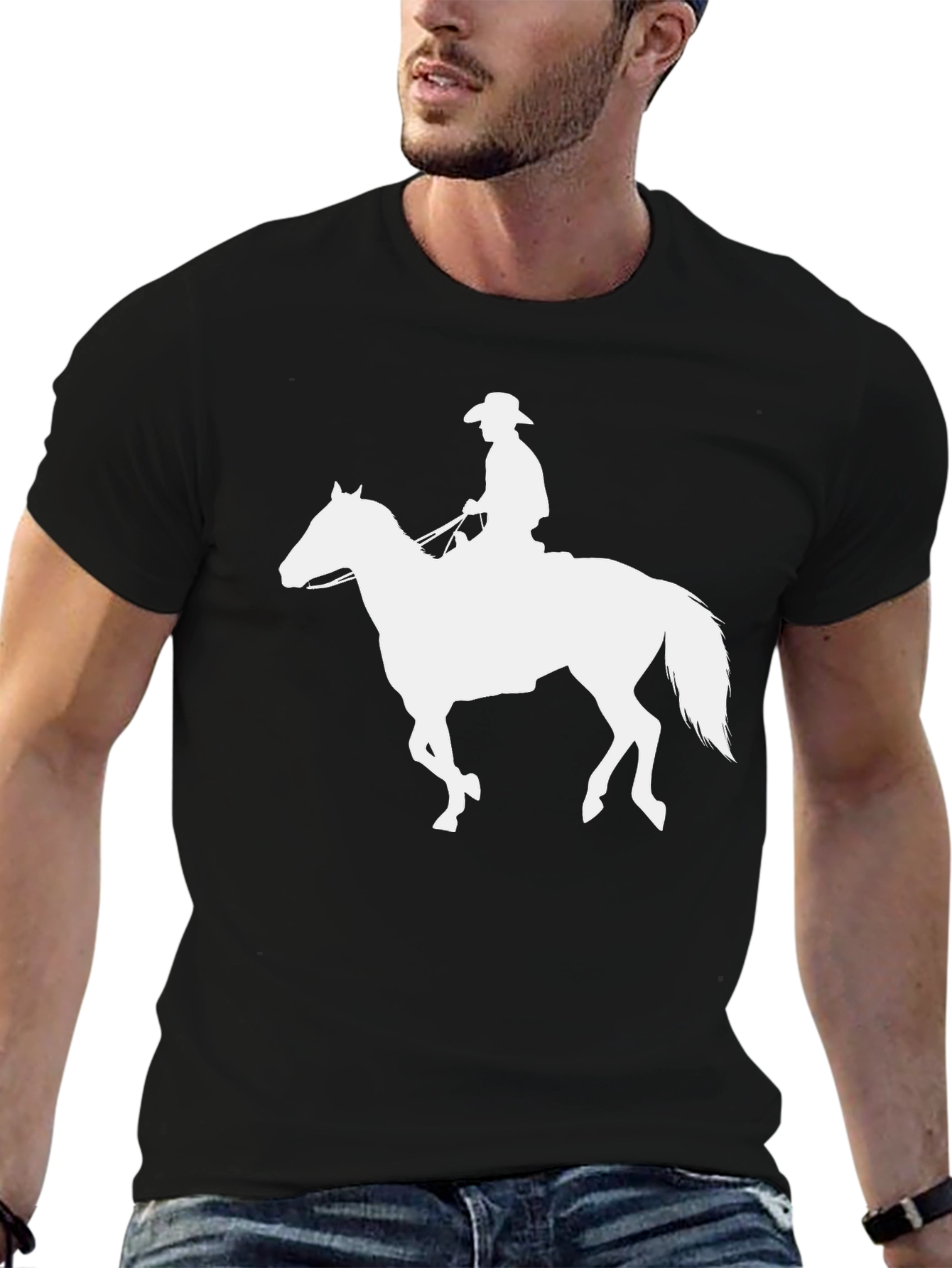 Cowboy Silhouette T-Shirt - Ride into Style!
