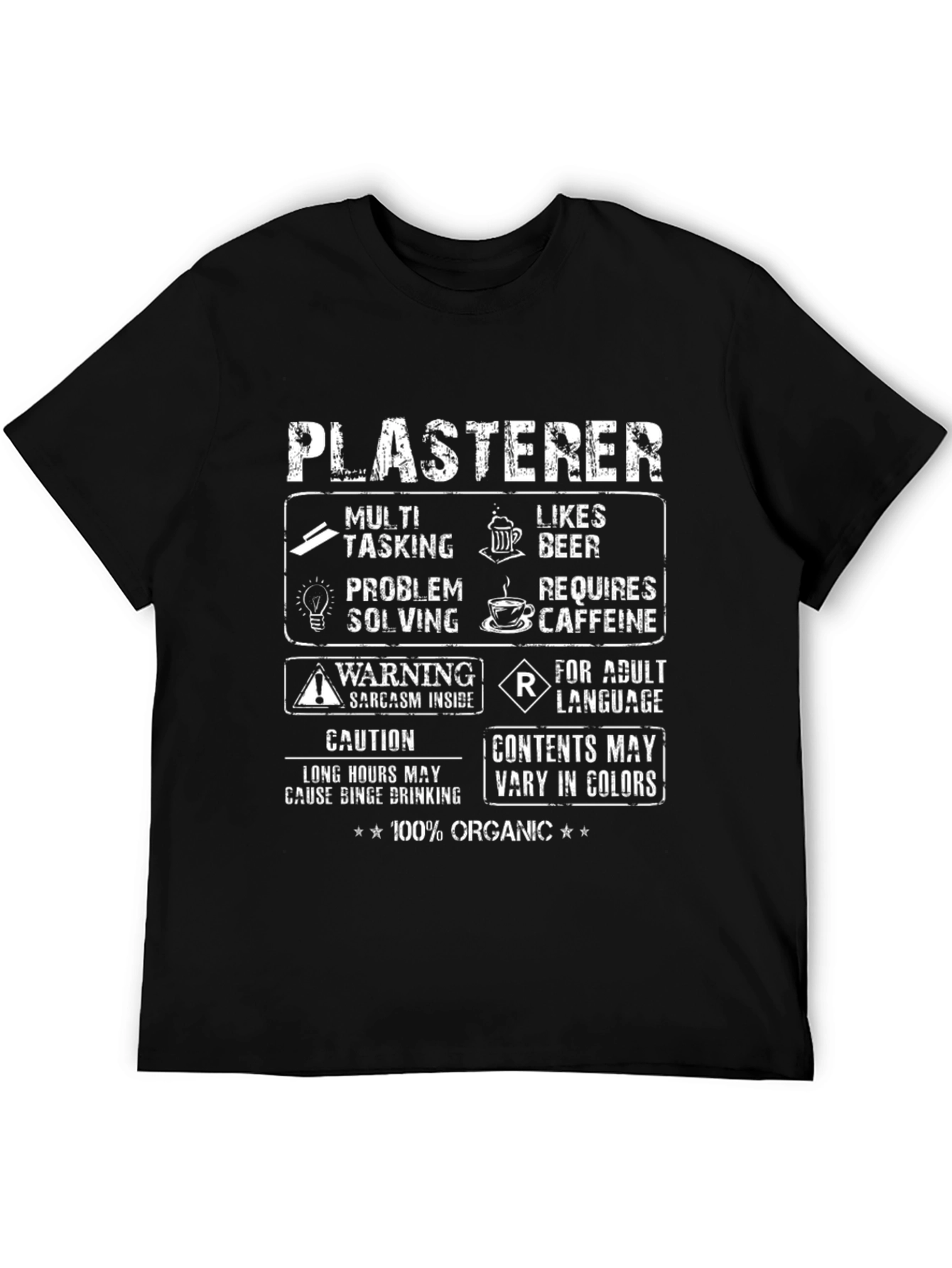 Plasterer Multitasking Humor T-Shirt