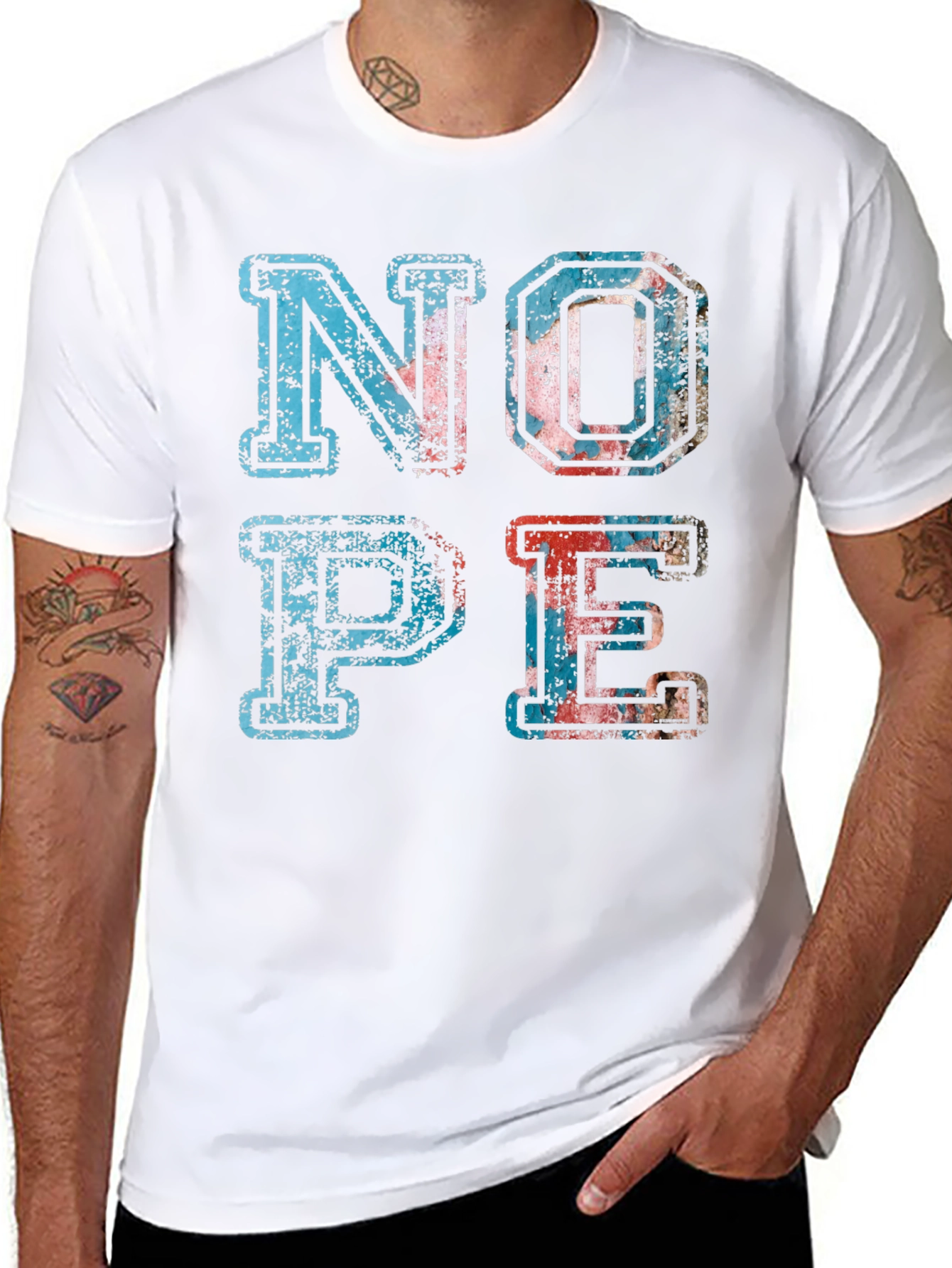 Nope Graphic T-Shirt - Unisex Casual Tee