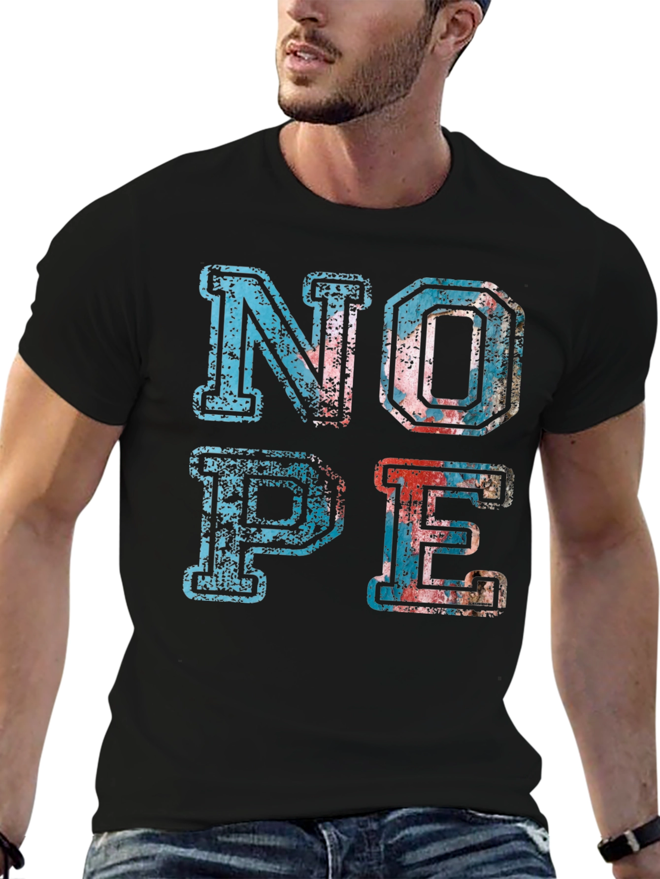 Nope Graphic T-Shirt - Unisex Casual Tee