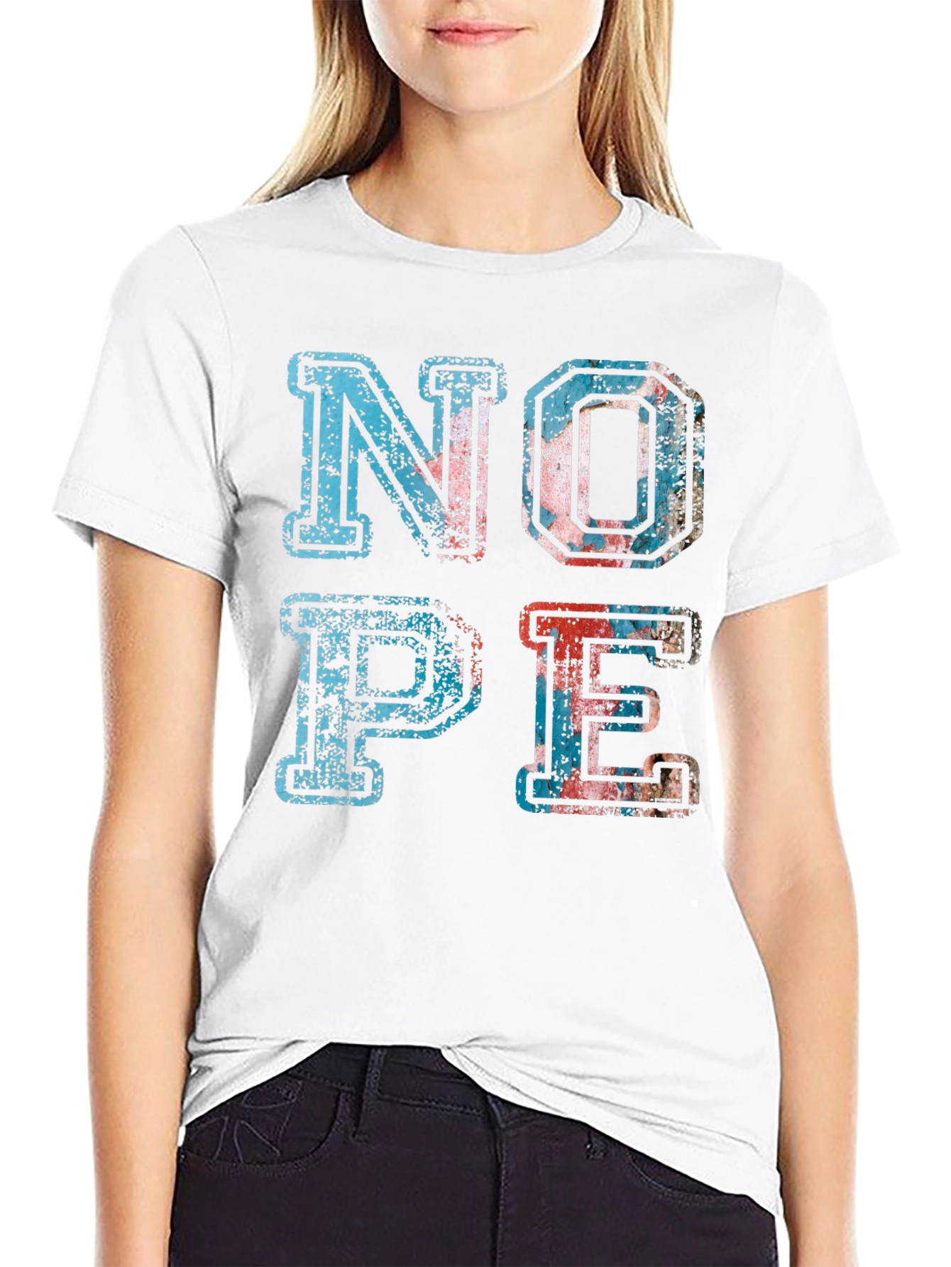 Nope Graphic T-Shirt - Unisex Casual Tee