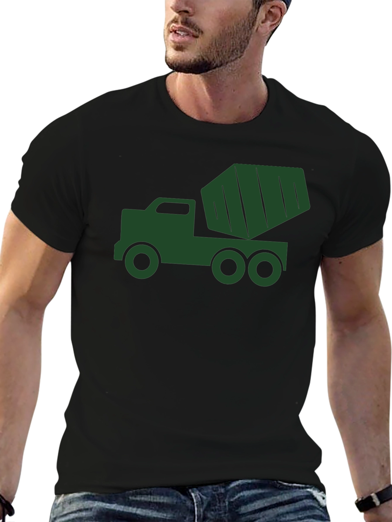 Cement Truck Graphic T-Shirt - Heavy Duty Style!