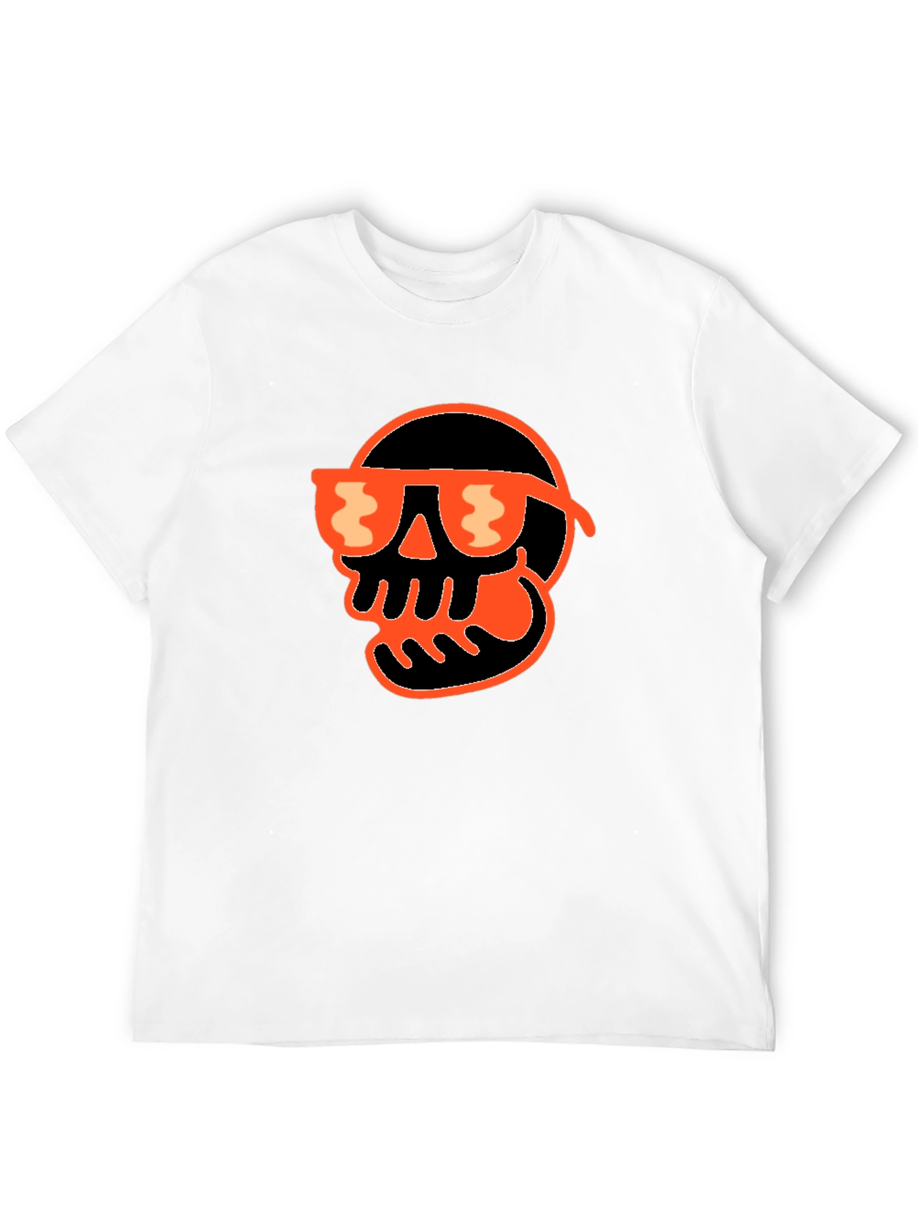 Skull with Sunglasses Graphic T-Shirt