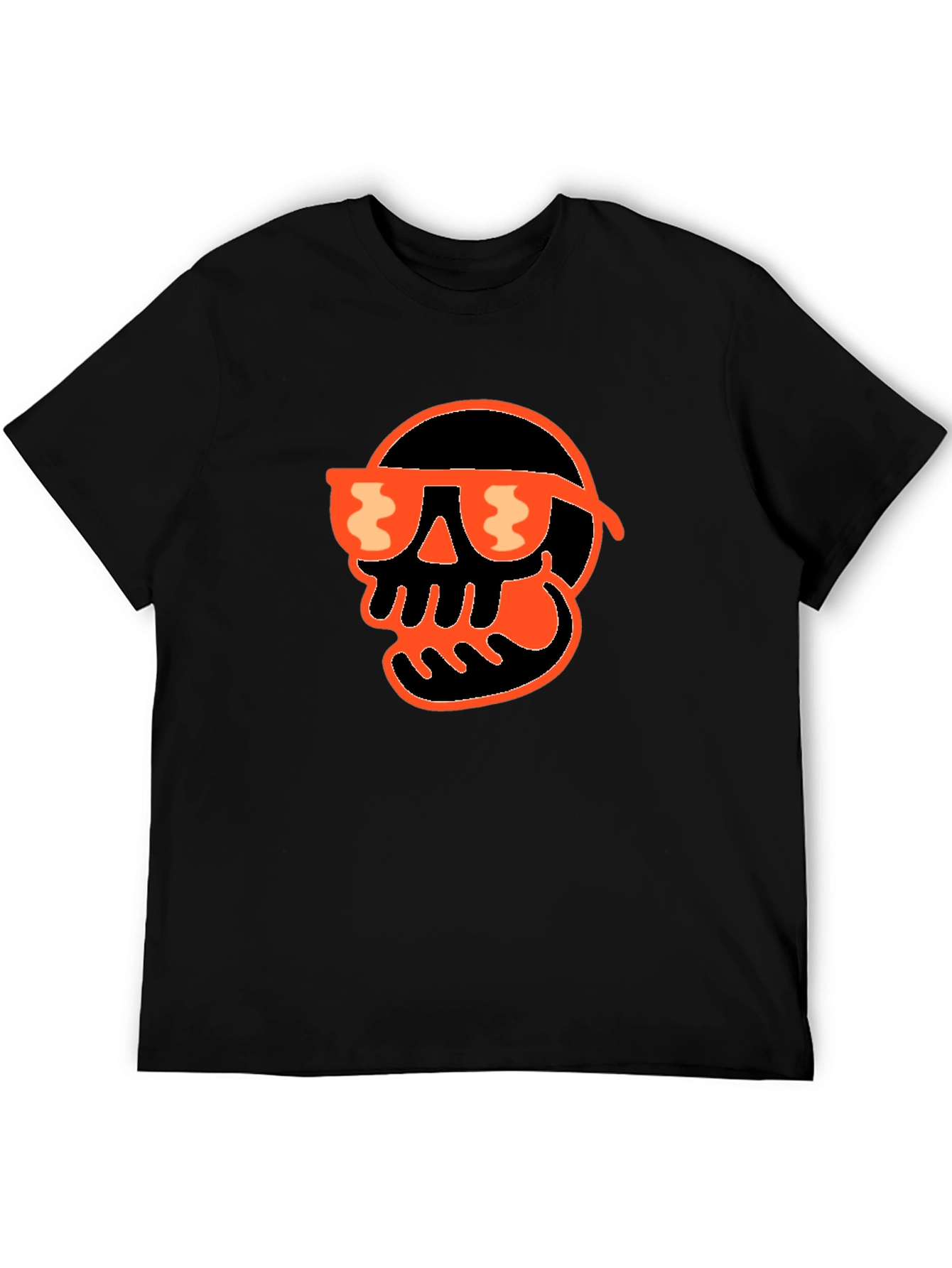 Skull with Sunglasses Graphic T-Shirt
