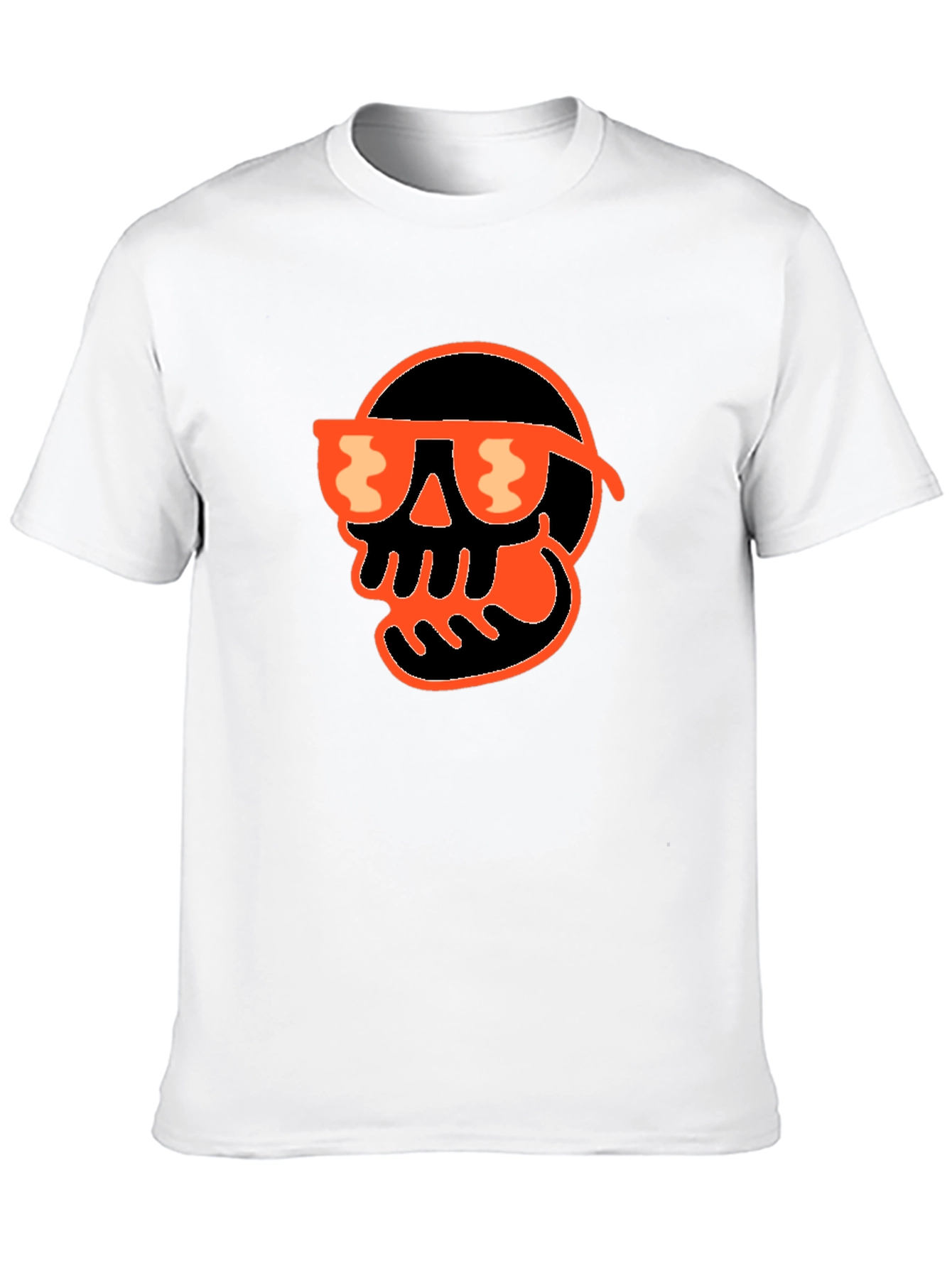 Skull with Sunglasses Graphic T-Shirt