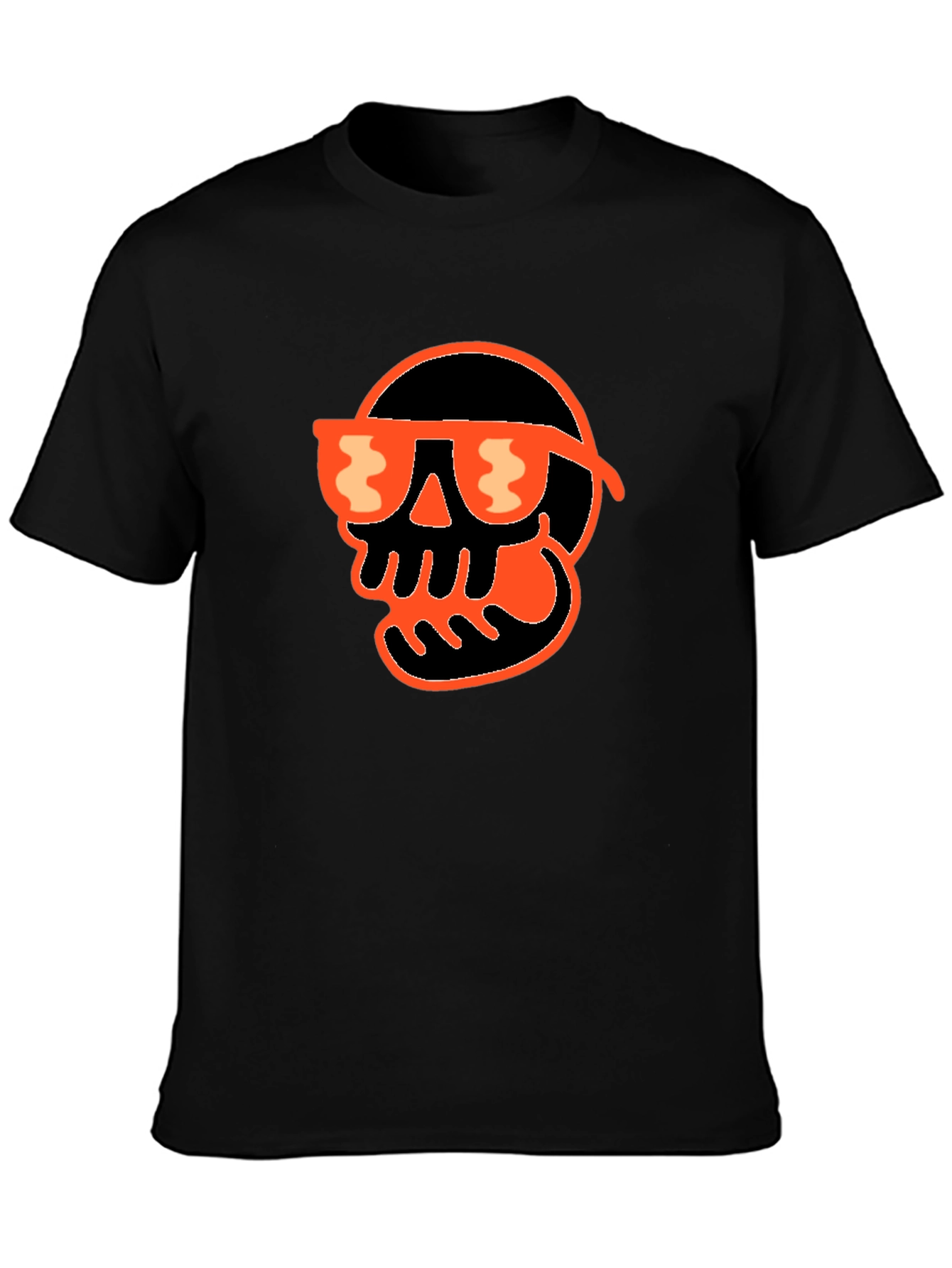 Skull with Sunglasses Graphic T-Shirt