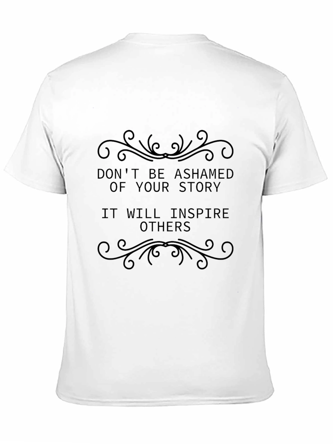 Inspirational Story Black Graphic T-Shirt