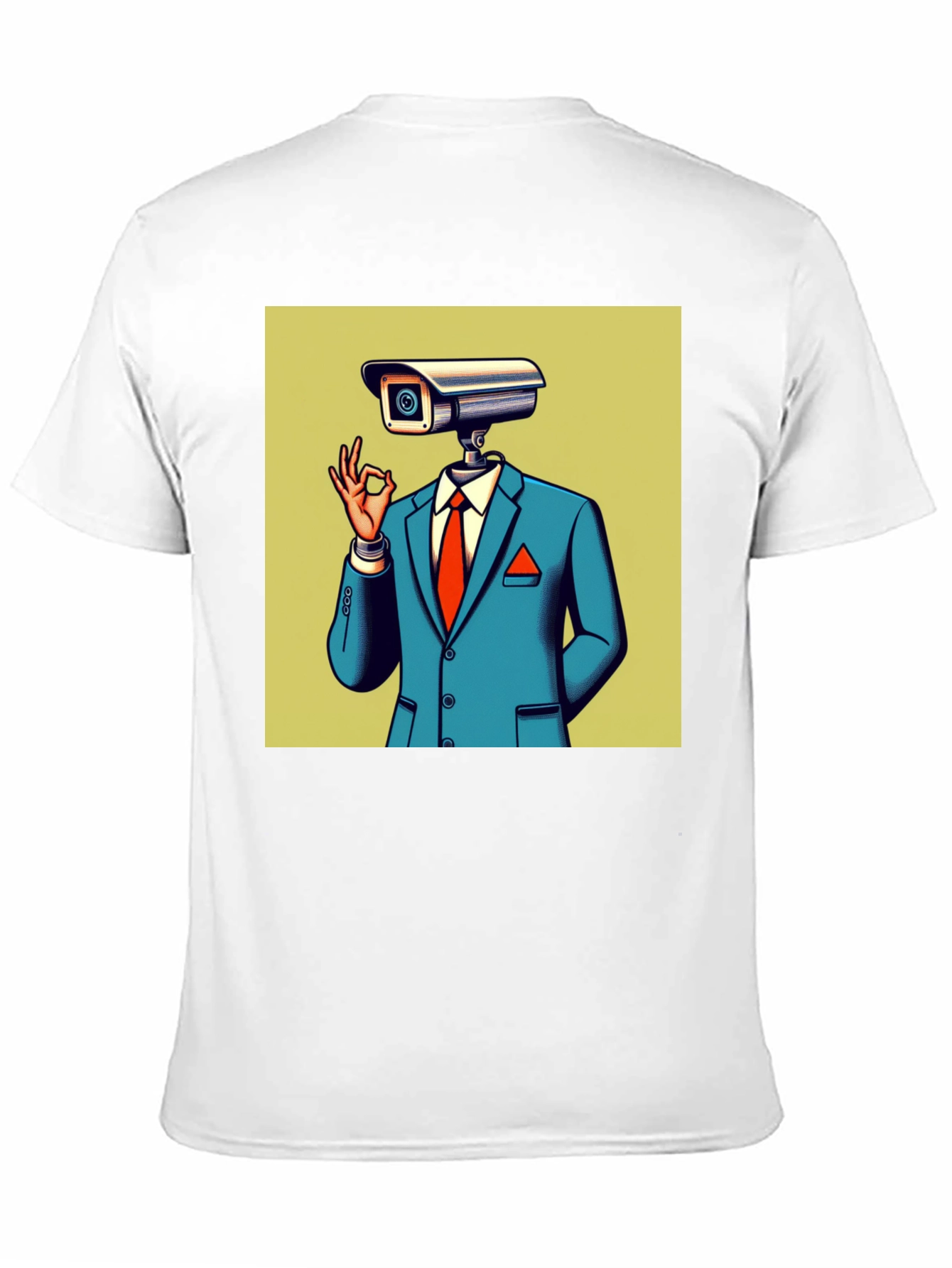 Surveillance Camera Man T-Shirt - Modern Graphic Tee