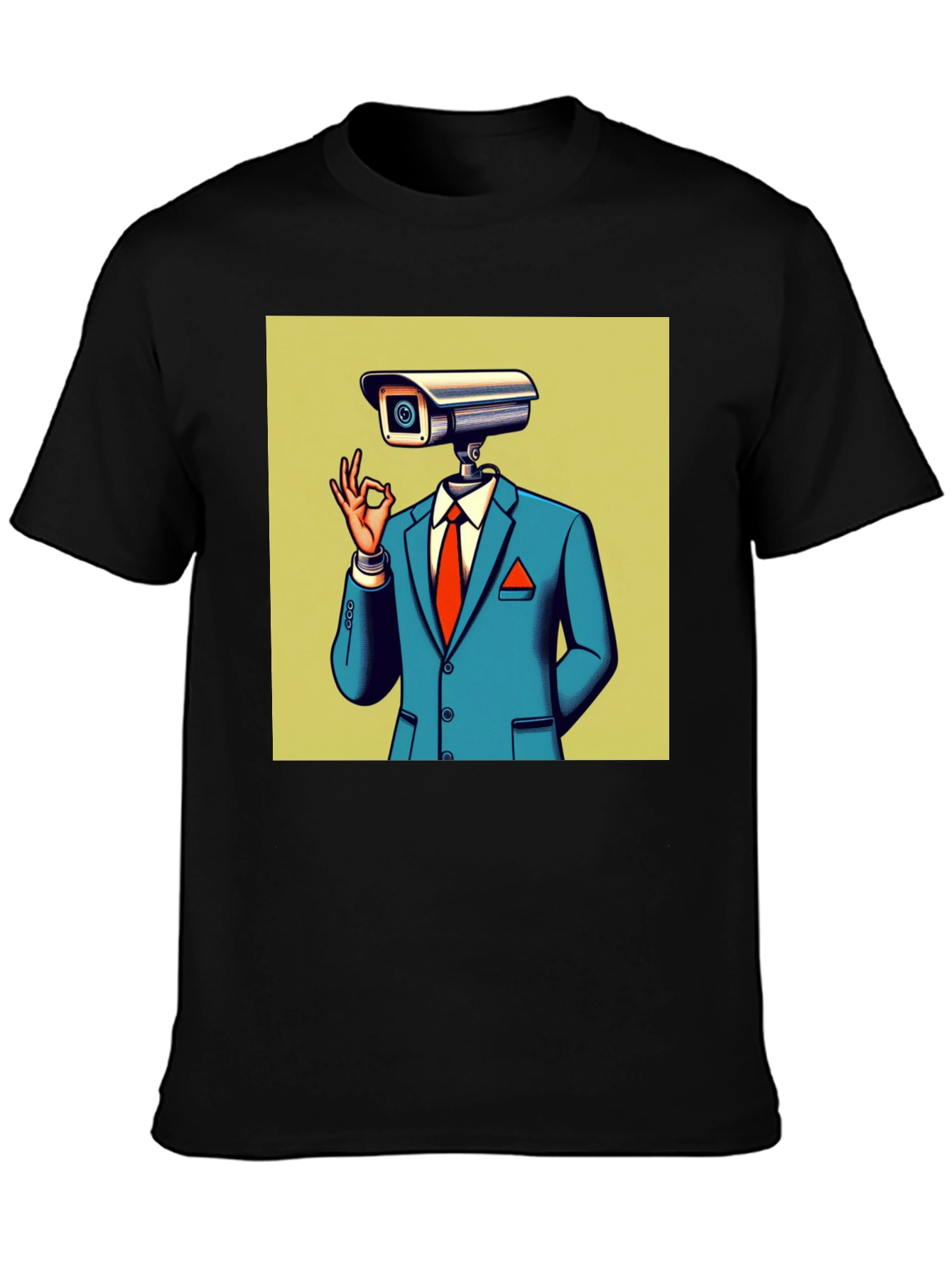 Surveillance Camera Man T-Shirt - Modern Graphic Tee