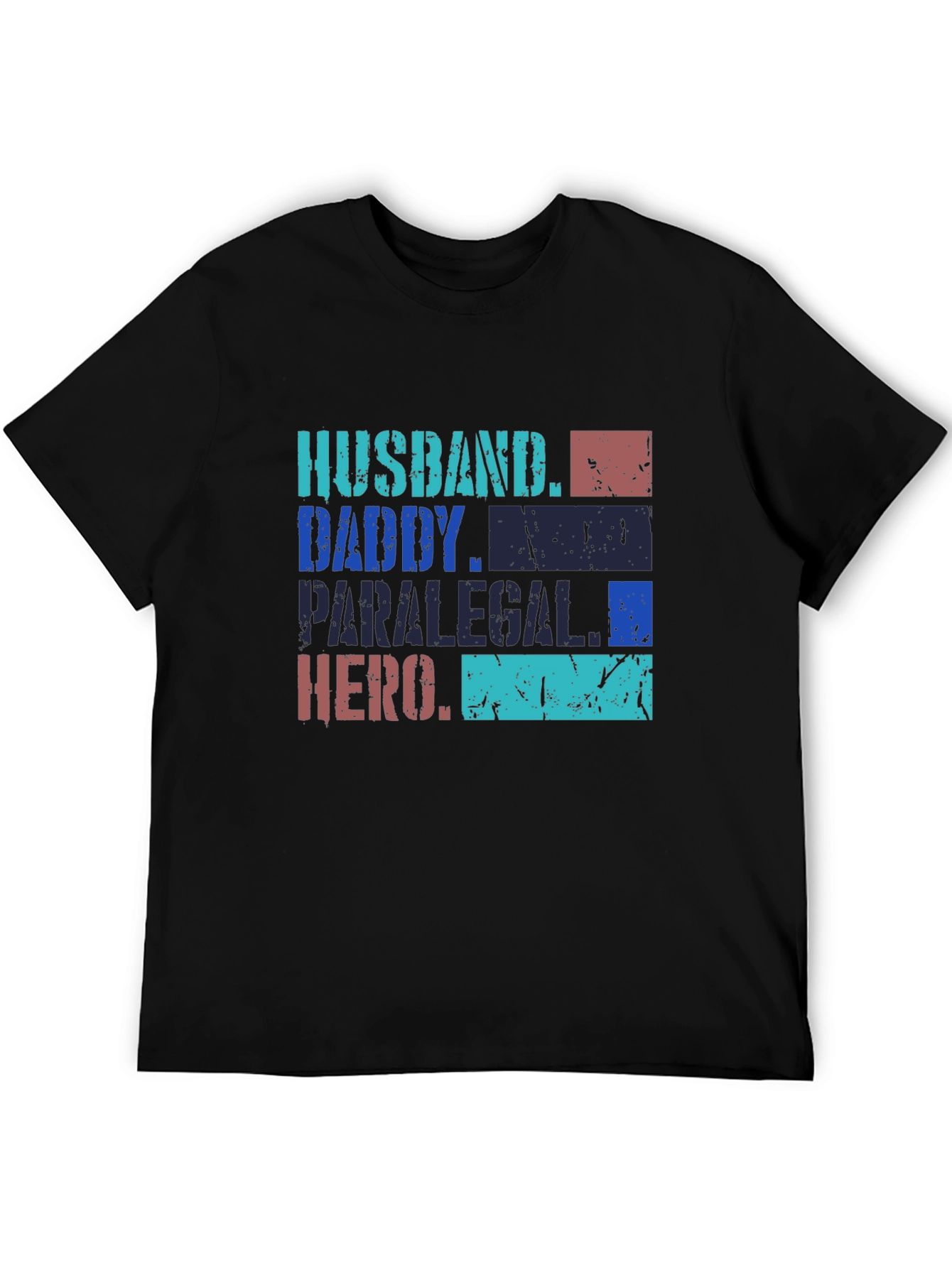 Husband Daddy Paralegal Hero Graphic Tee