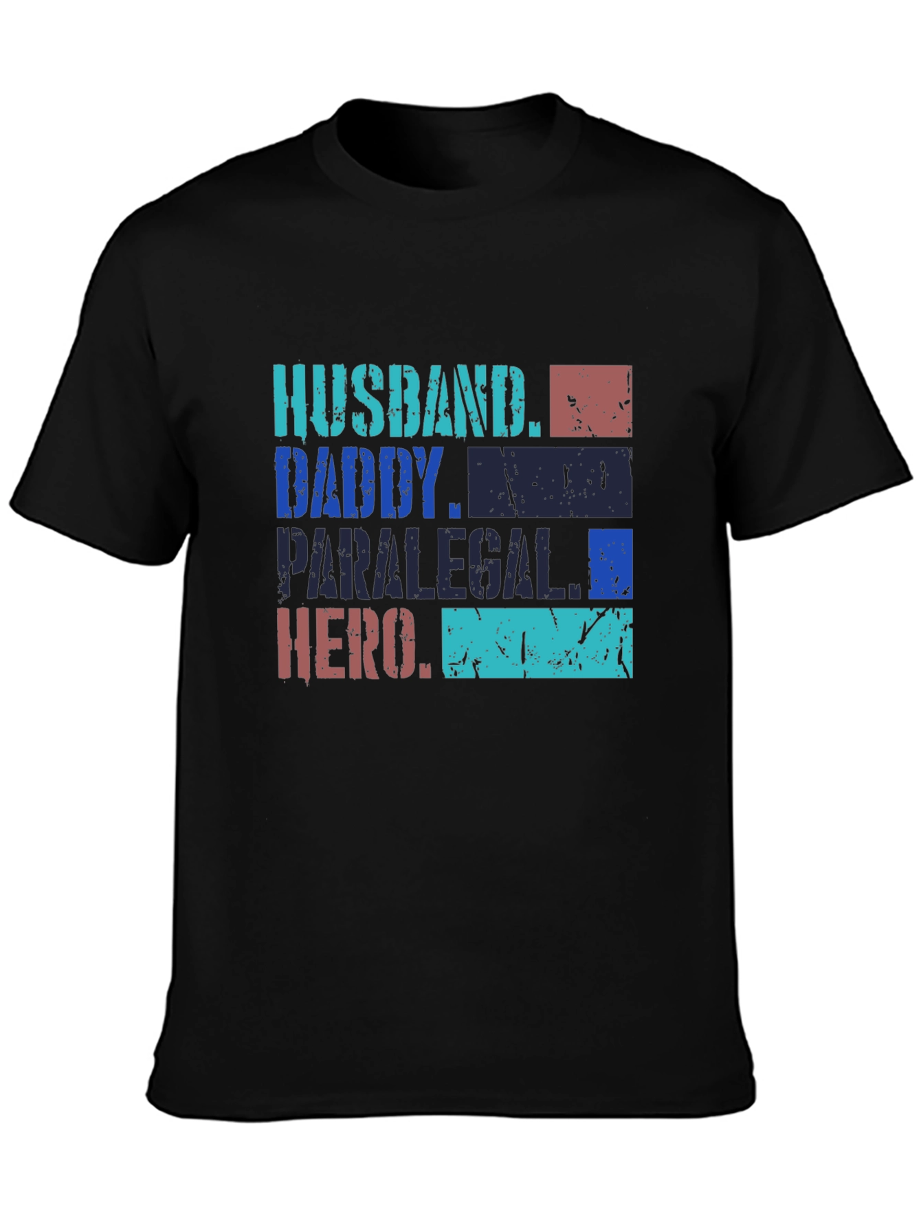 Husband Daddy Paralegal Hero Graphic Tee