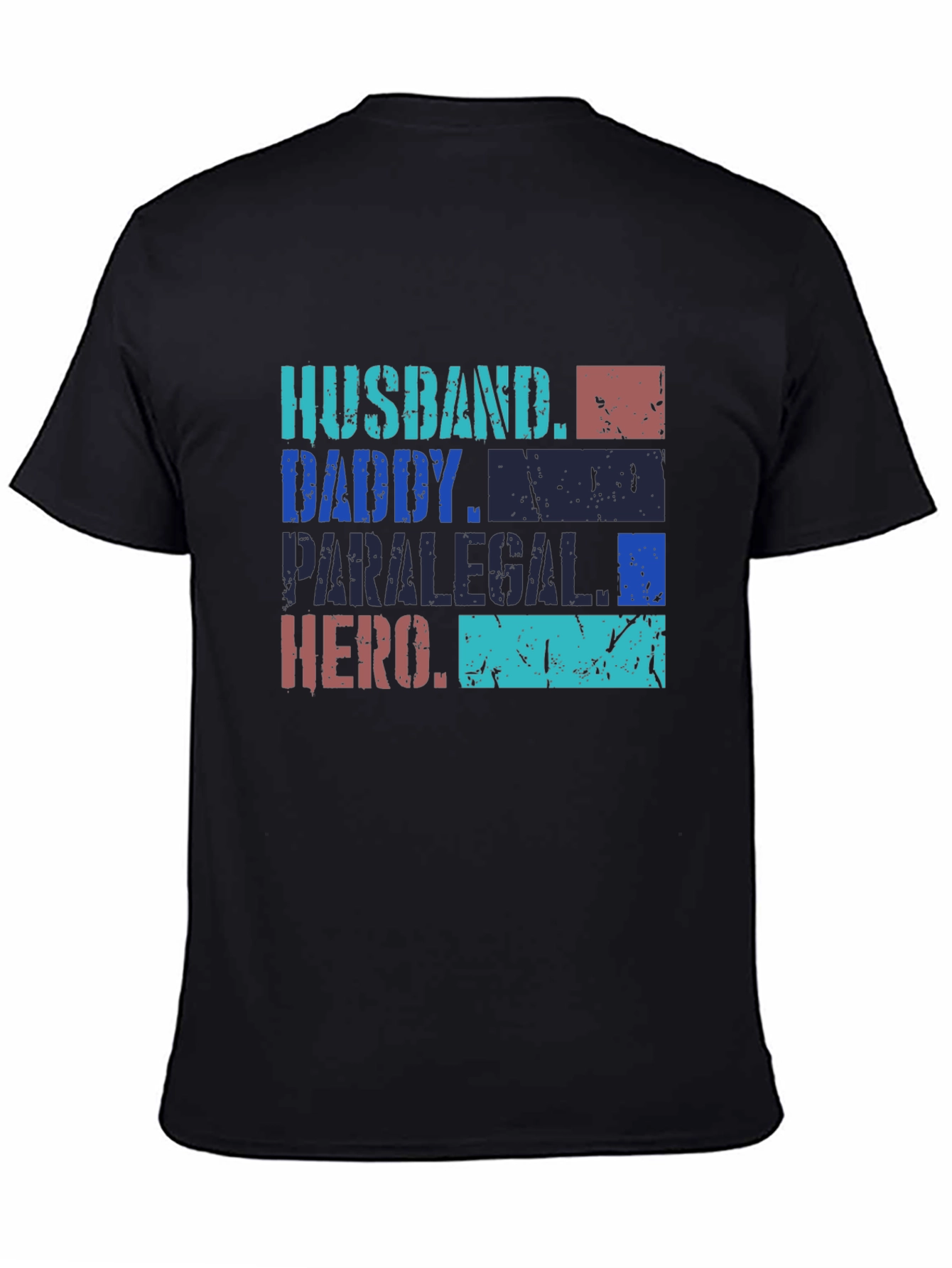 Husband Daddy Paralegal Hero Graphic Tee