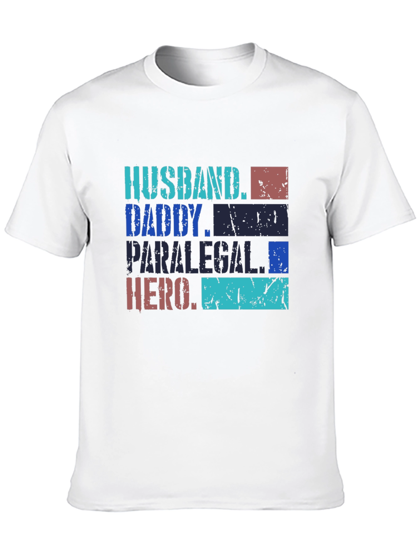 Husband Daddy Paralegal Hero Graphic Tee