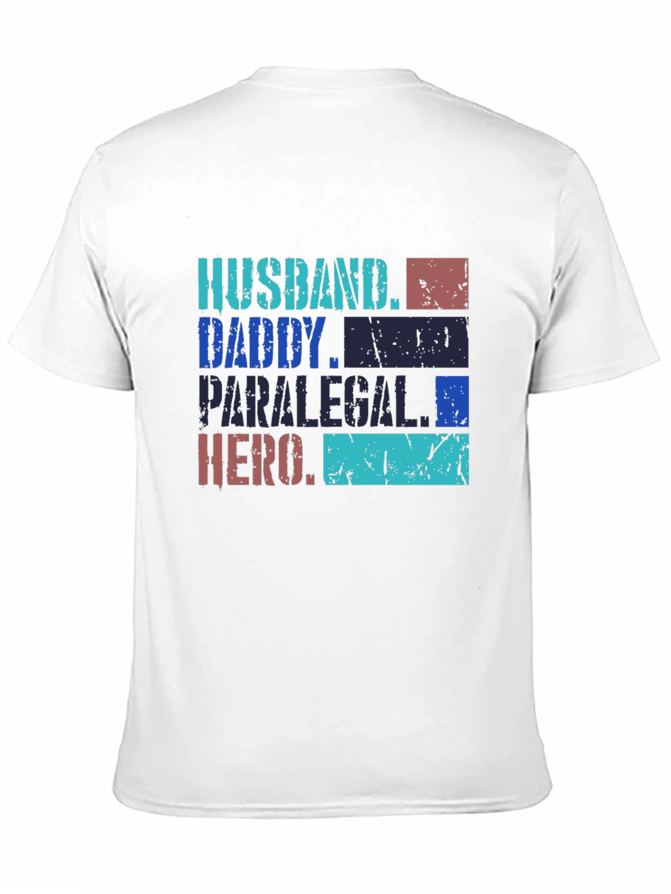 Husband Daddy Paralegal Hero Graphic Tee