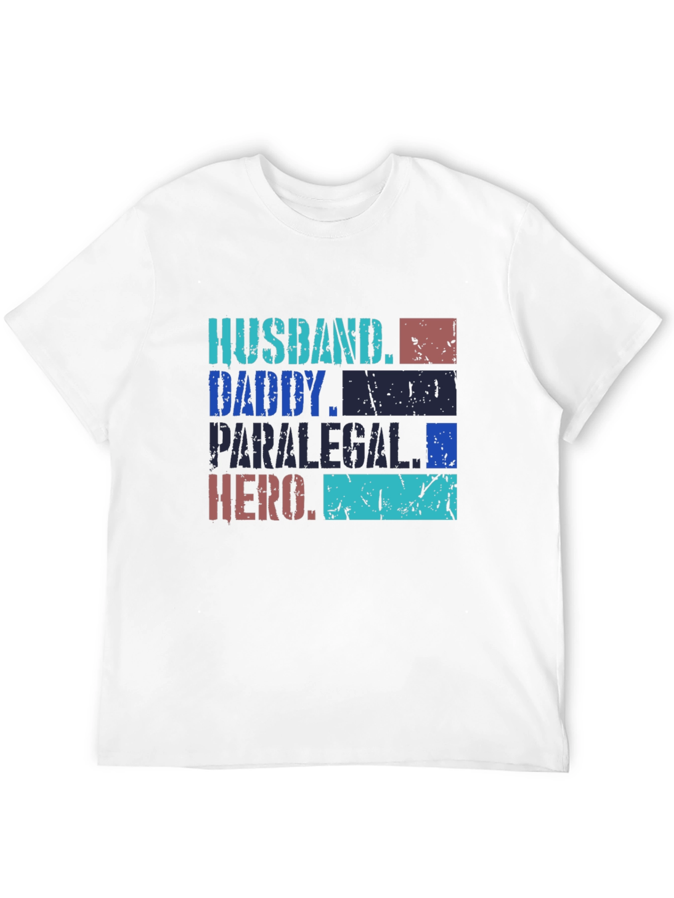 Husband Daddy Paralegal Hero Graphic Tee