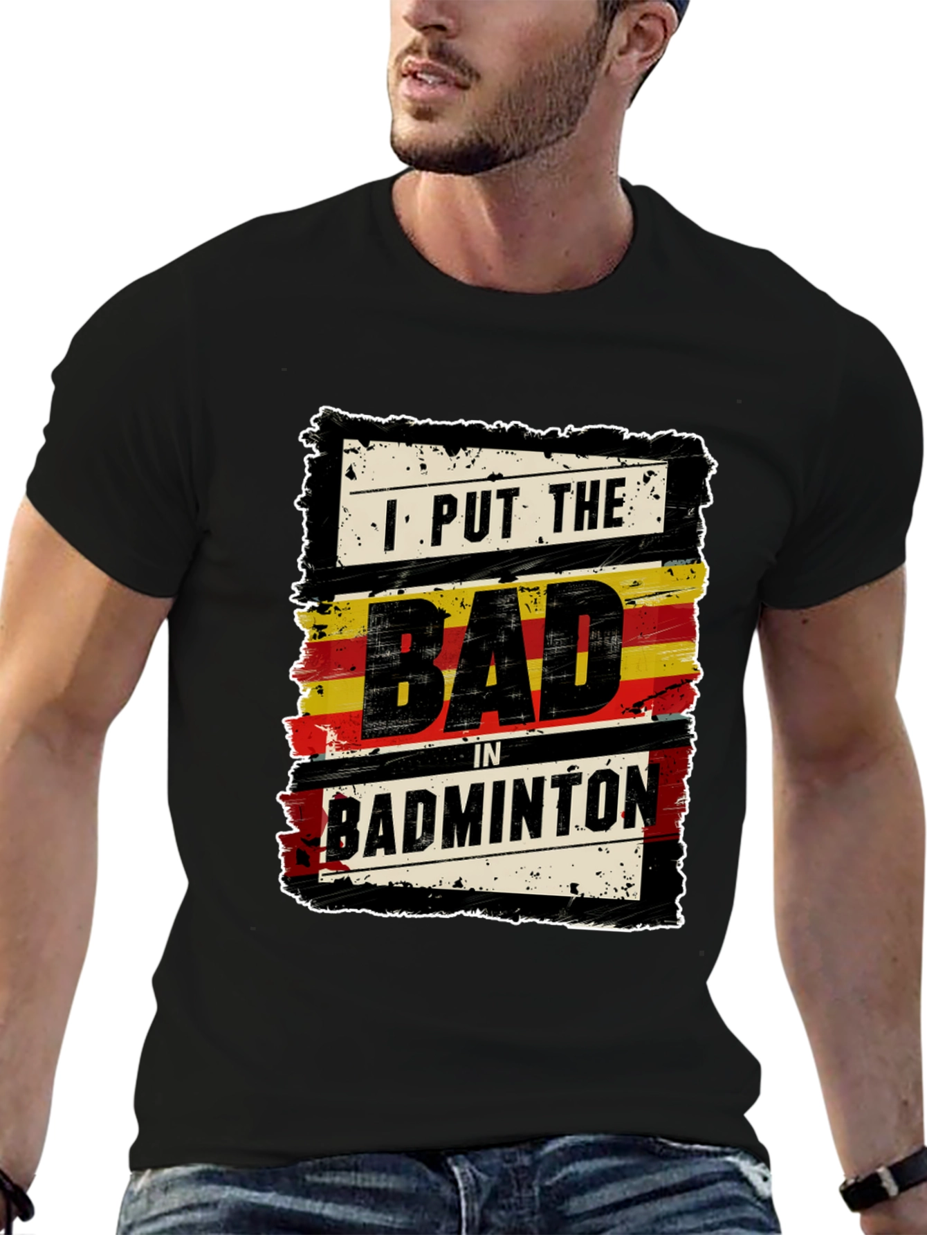 I Put The Bad In Badminton T-Shirt