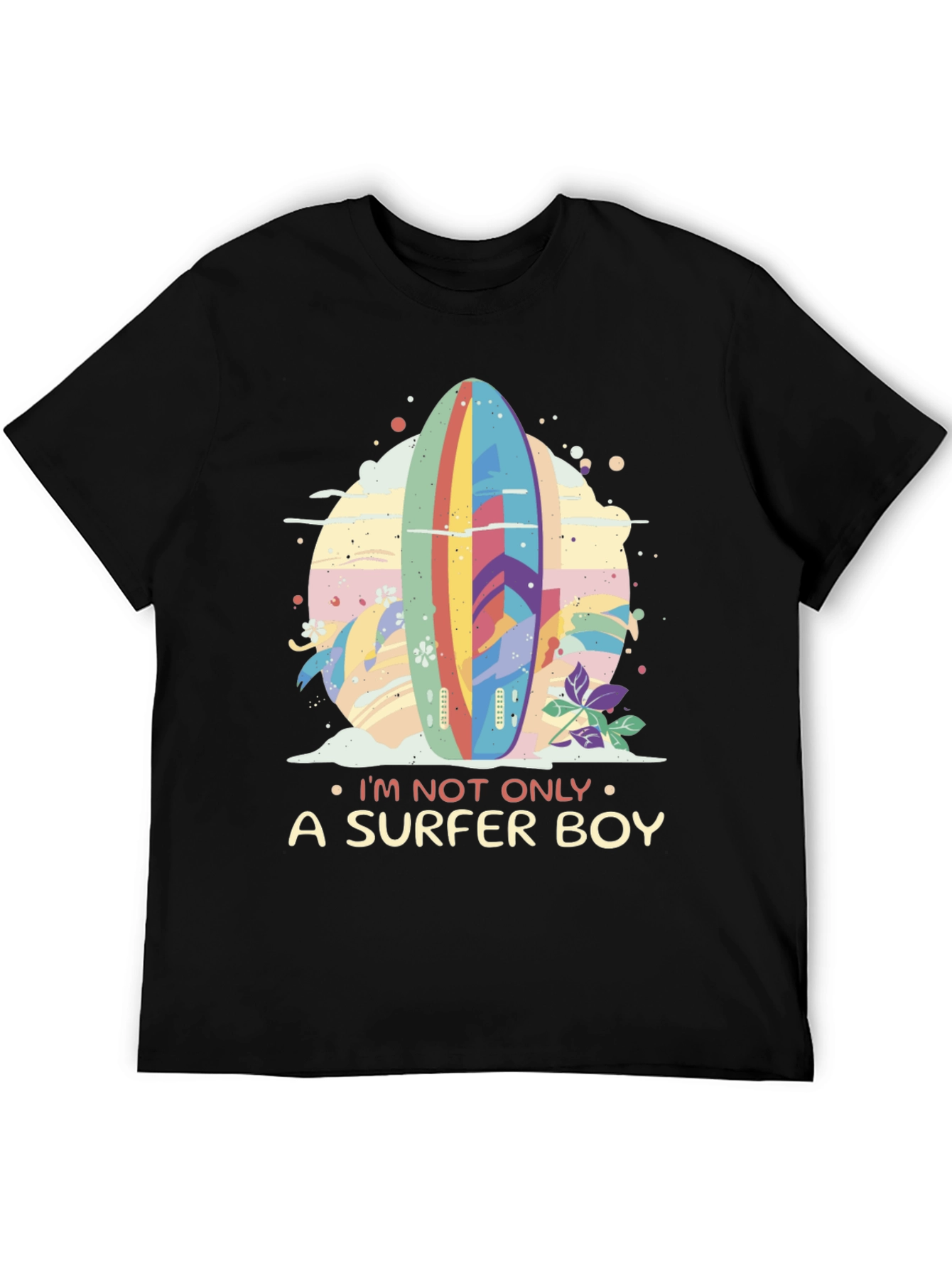 Surfer Boy Graphic Tee - Beach Vibes