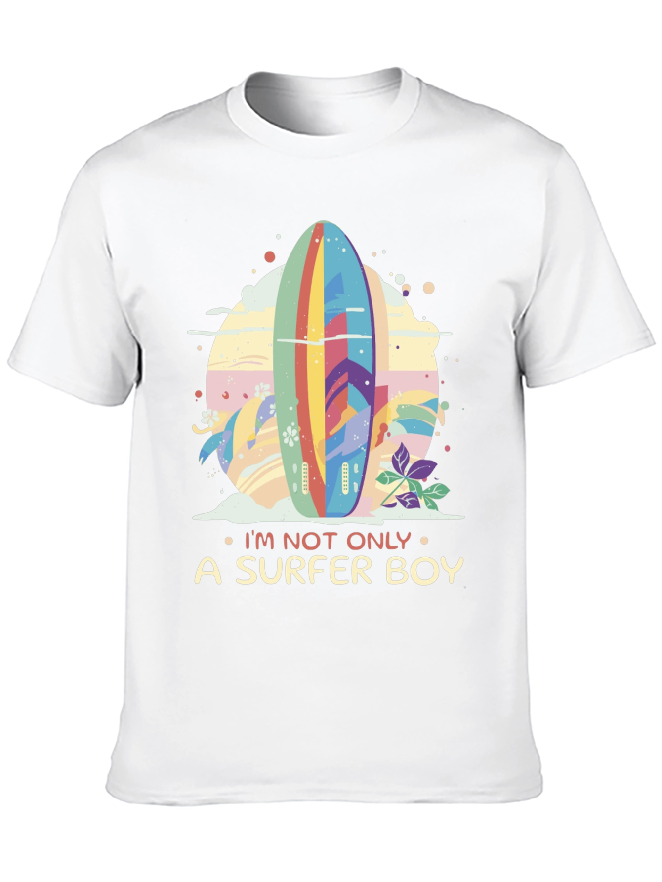 Surfer Boy Graphic Tee - Beach Vibes