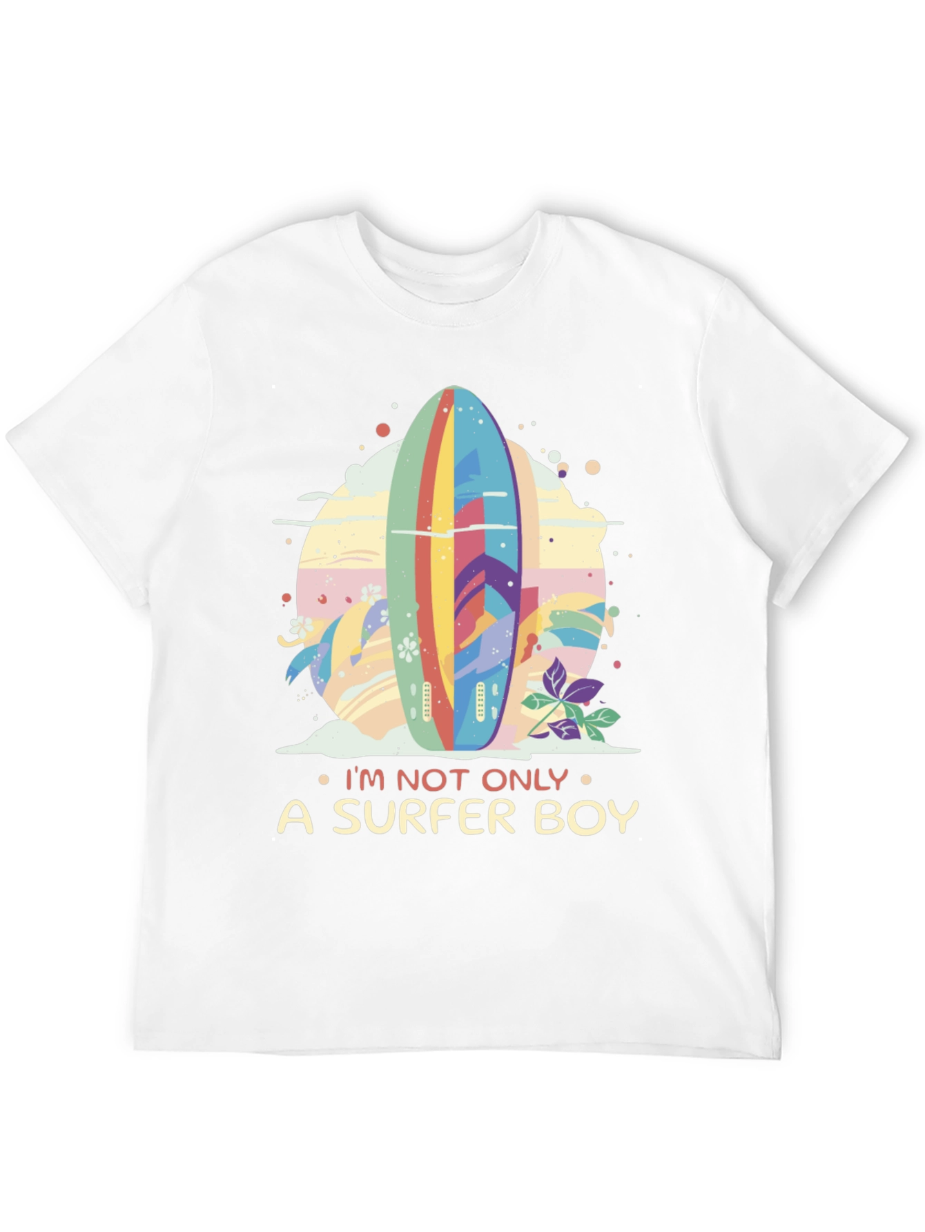 Surfer Boy Graphic Tee - Beach Vibes