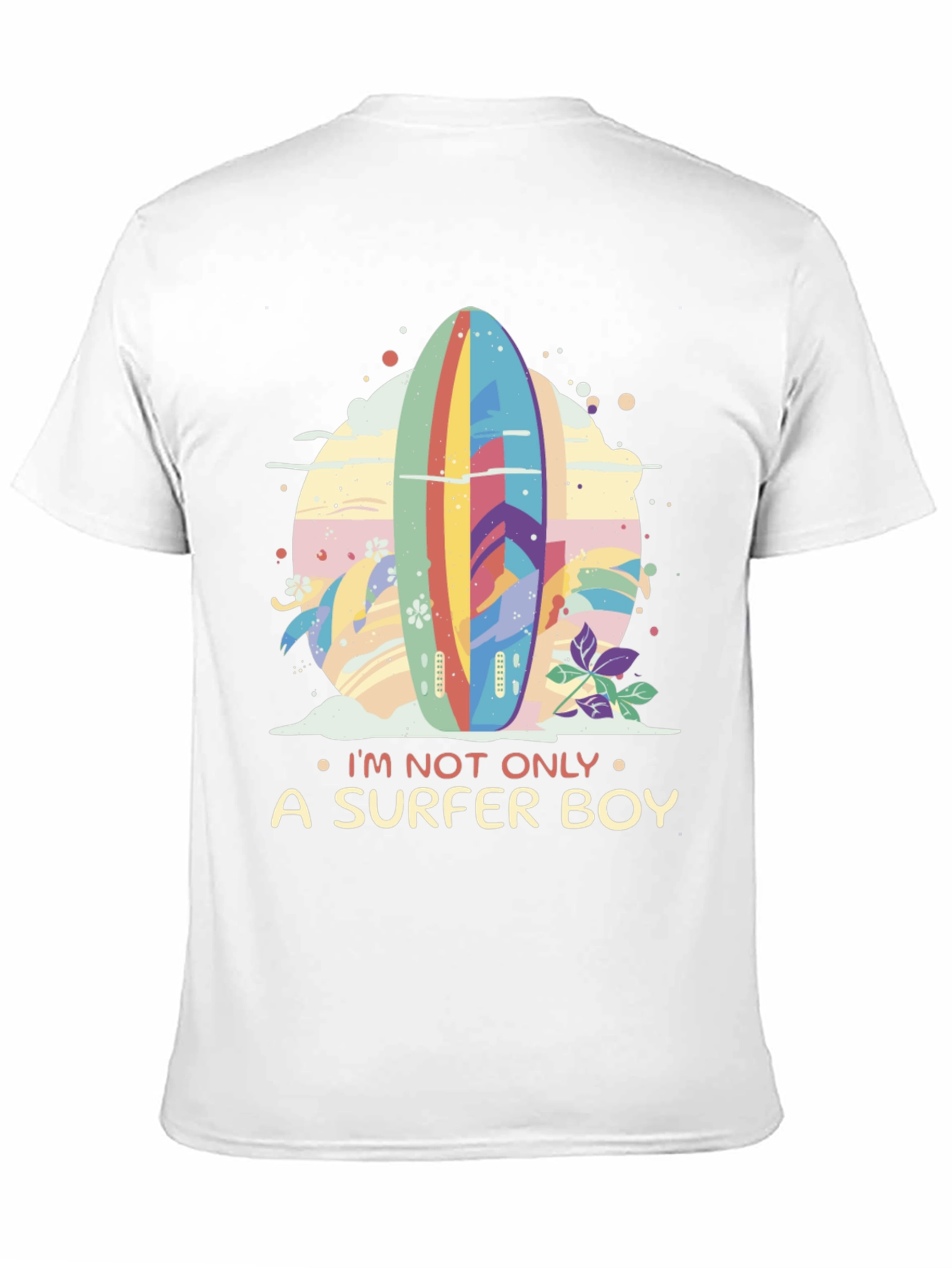 Surfer Boy Graphic Tee - Beach Vibes
