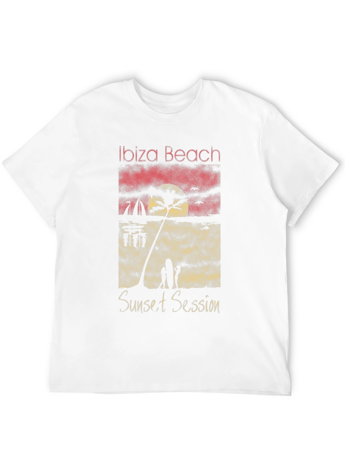 Ibiza Beach Sunset Session Black T-Shirt