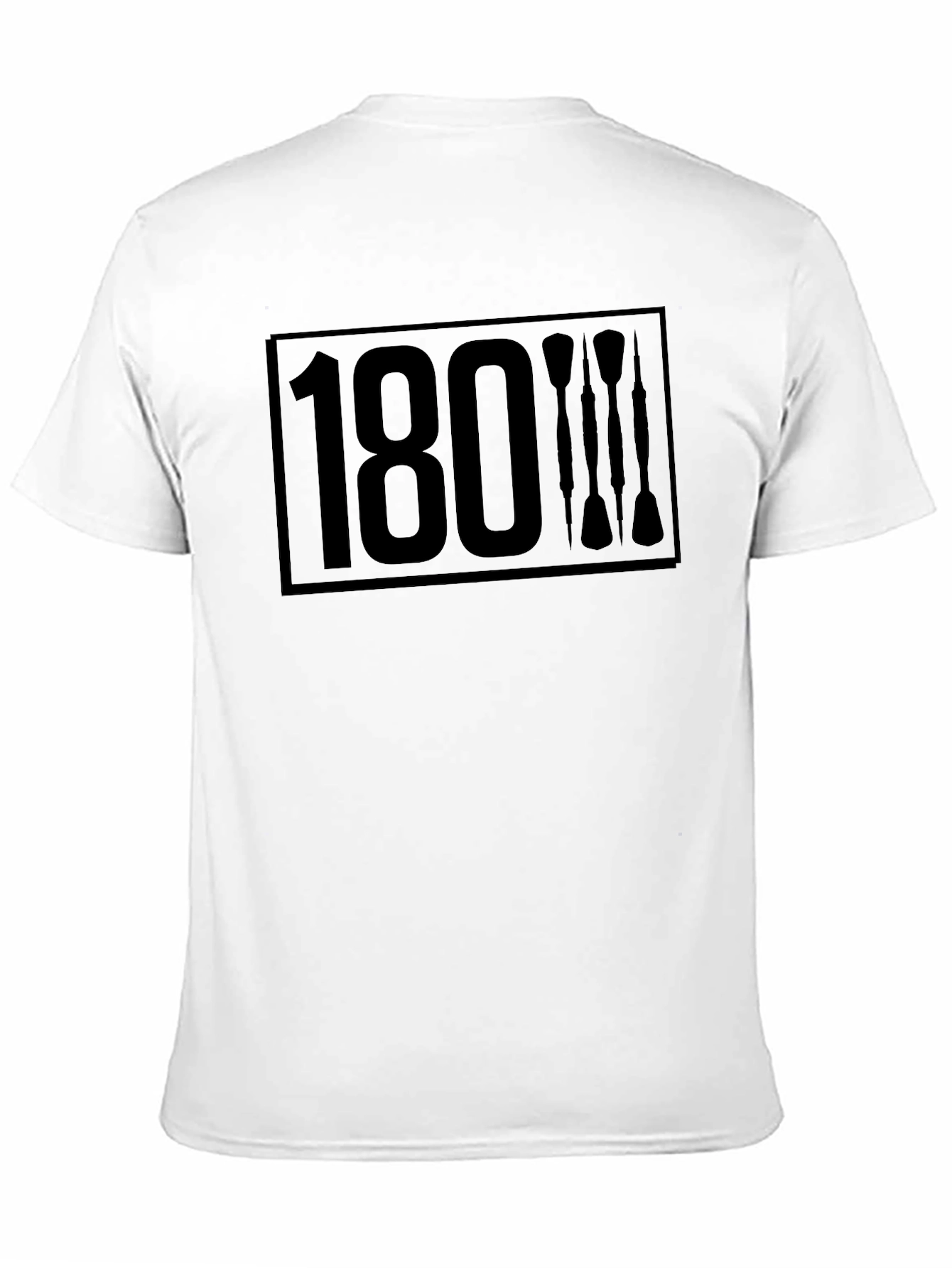 180 Darts Graphic Black T-Shirt