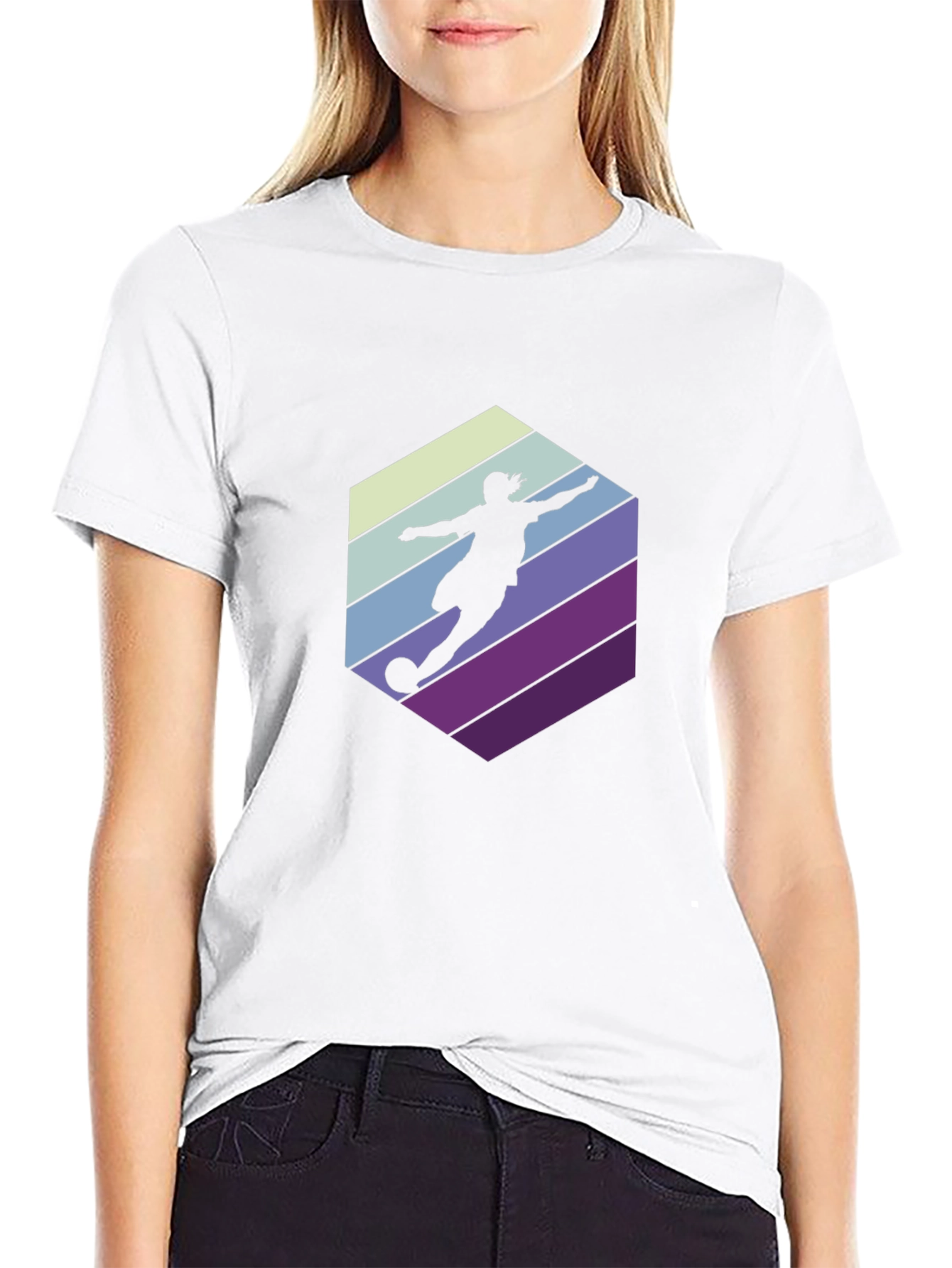 Retro Soccer Silhouette T-Shirt