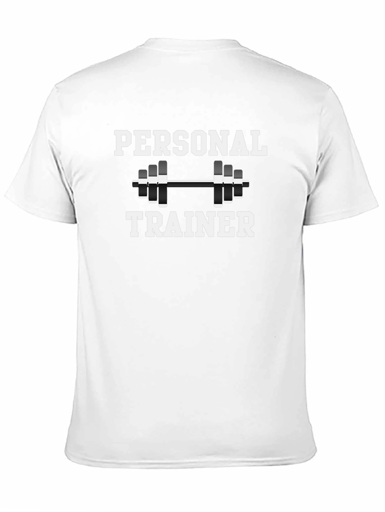 Personal Trainer Black T-Shirt Gym Fitness Workout Tee
