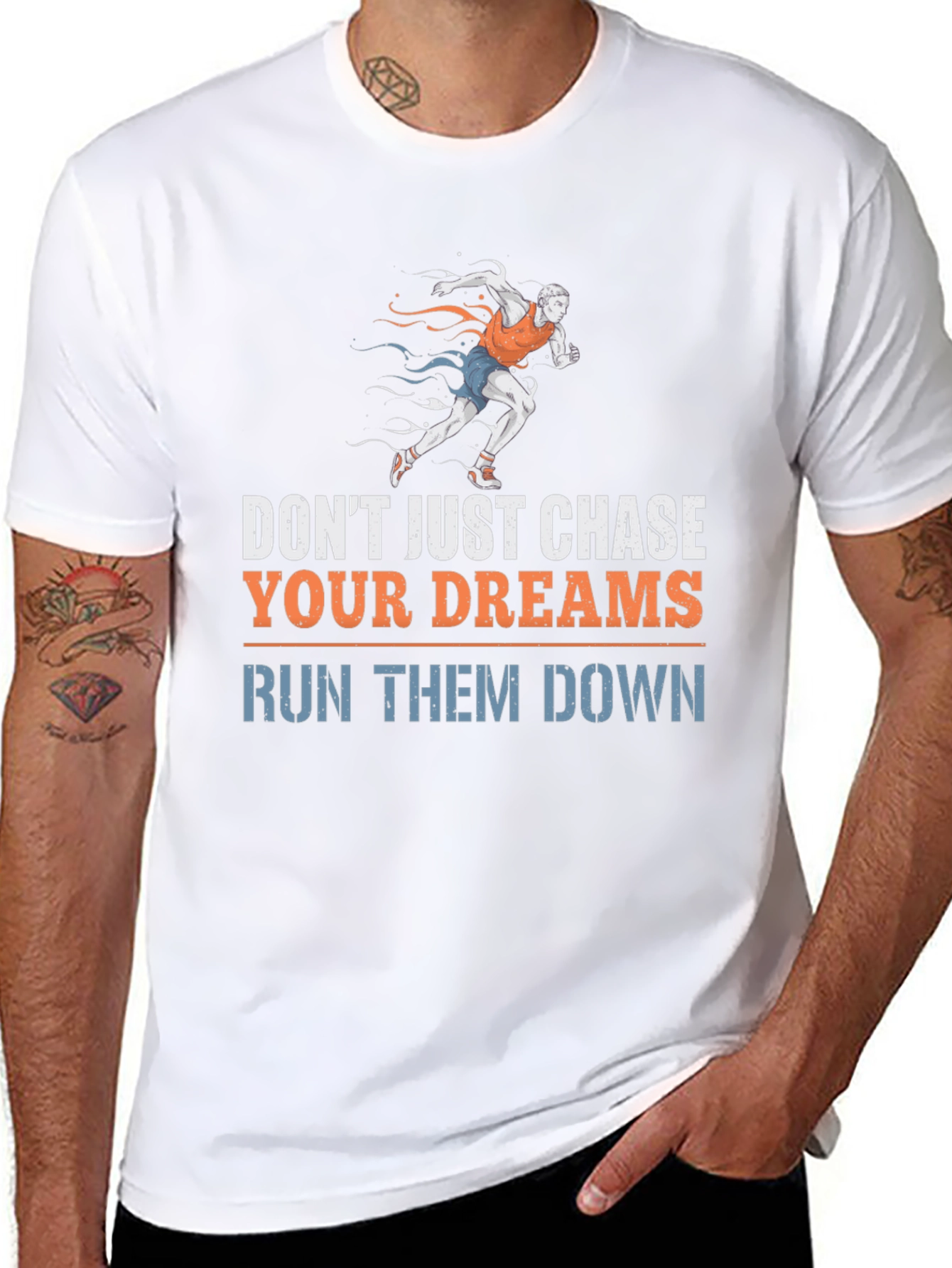Run Your Dreams Down Graphic Tee