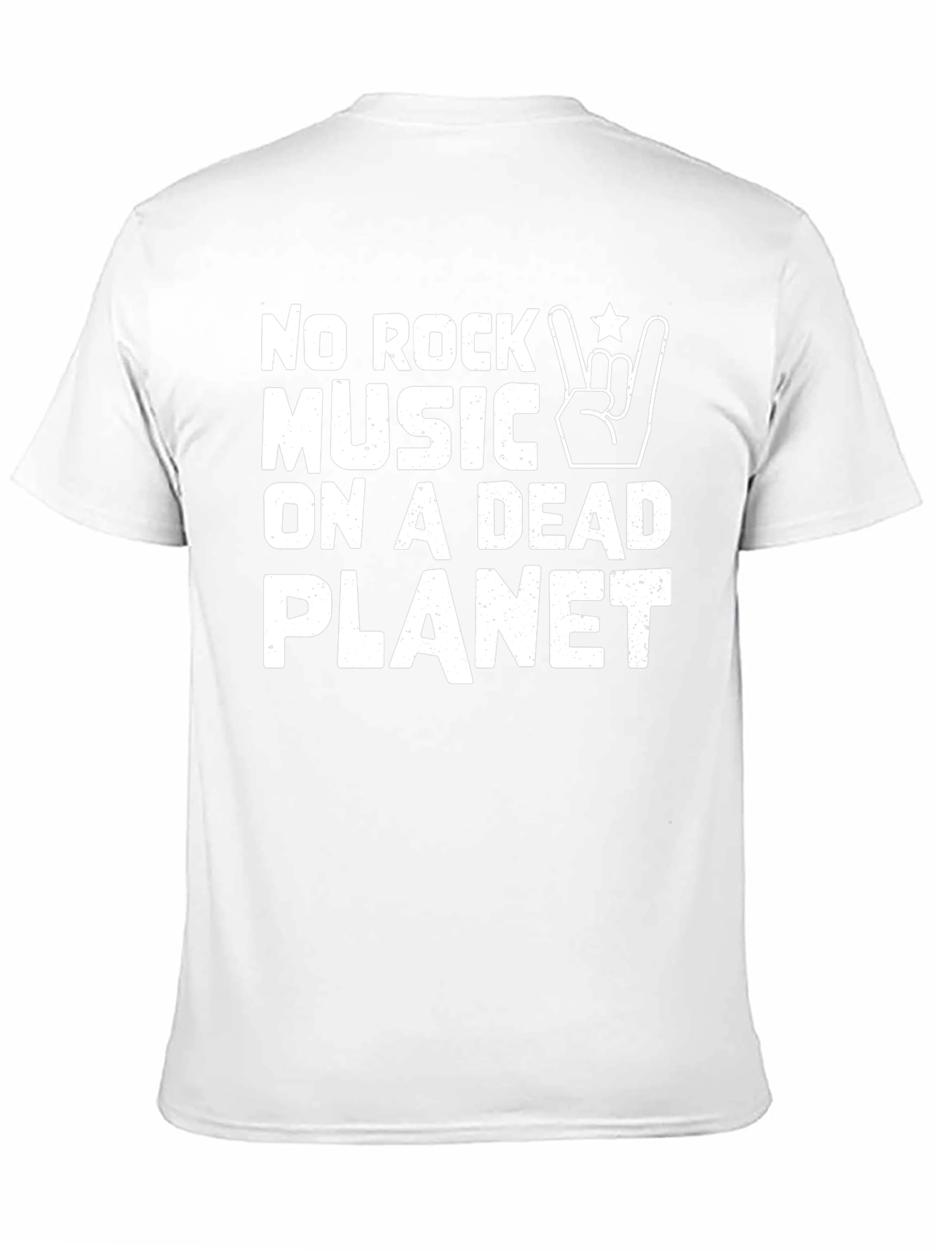 No Rock Music On A Dead Planet Graphic Tee