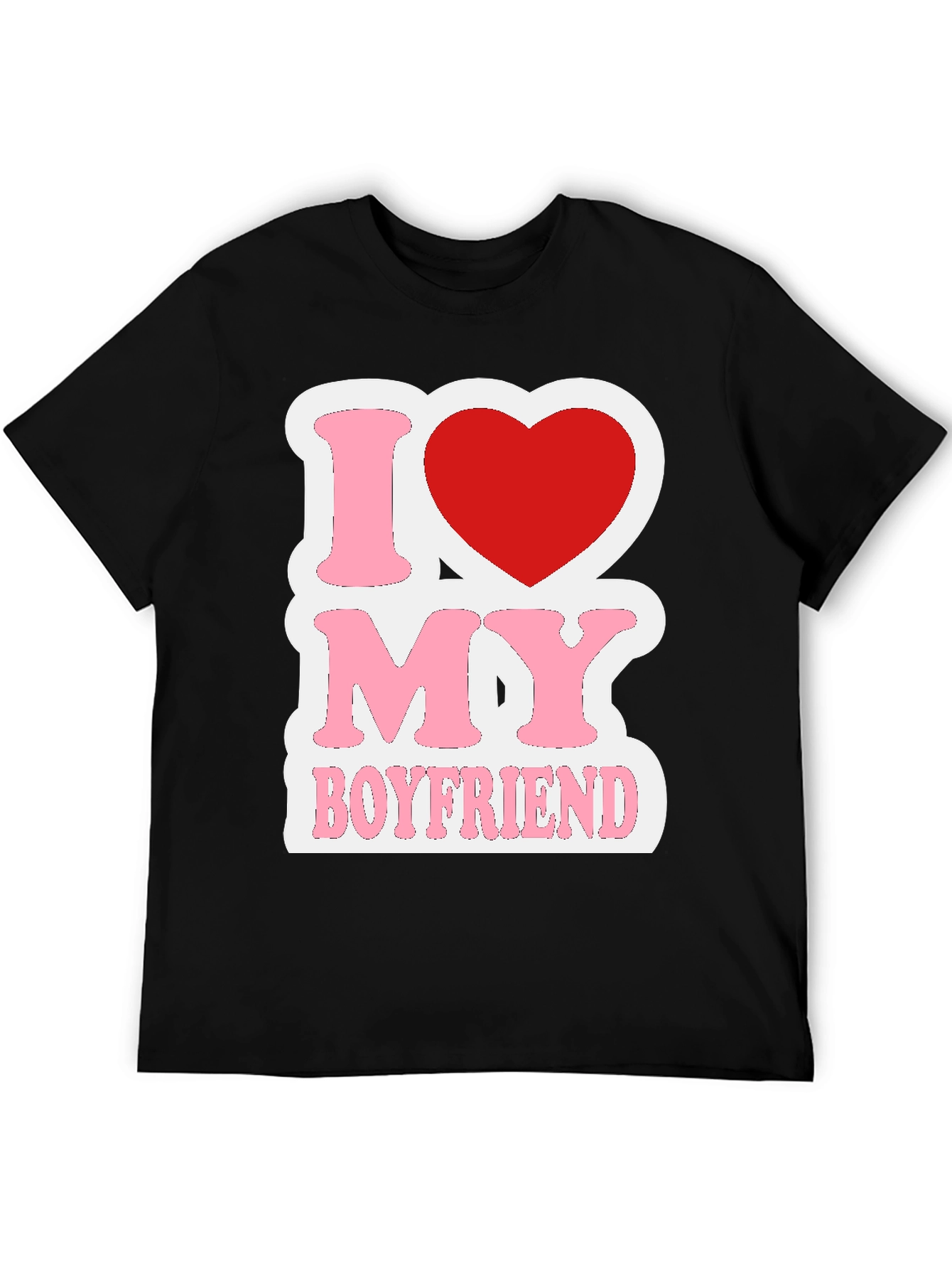 I Heart My Boyfriend Graphic T-Shirt