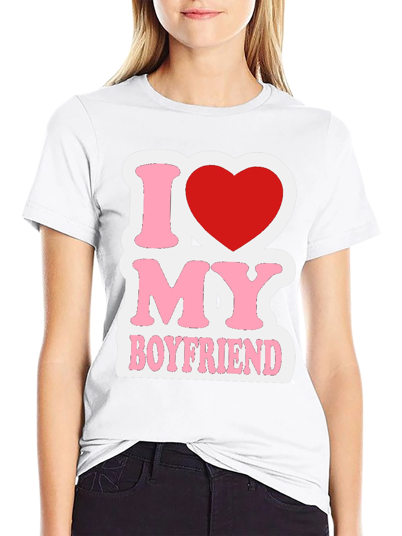 I Heart My Boyfriend Graphic T-Shirt