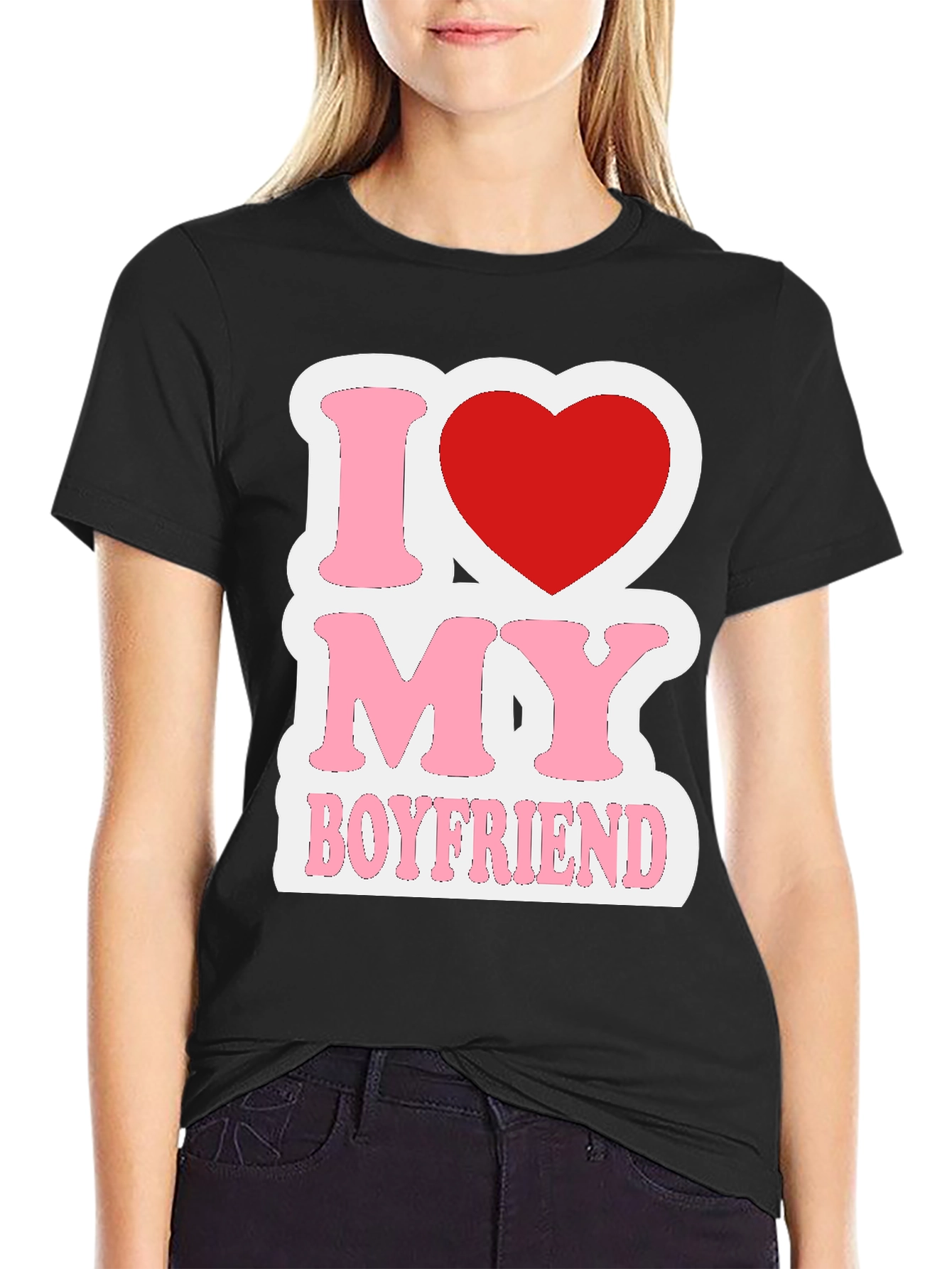 I Heart My Boyfriend Graphic T-Shirt