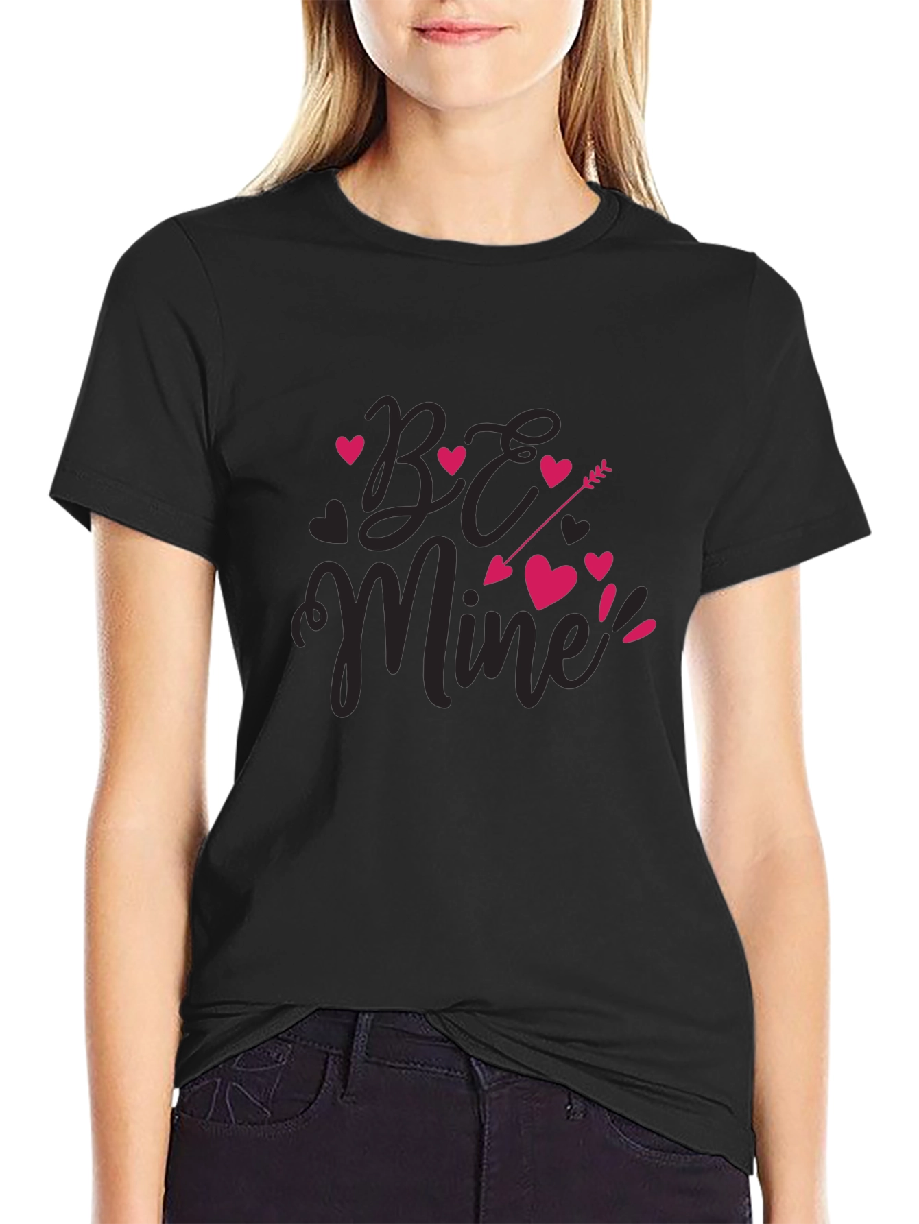 Be Mine Valentines Day Heart Arrow T-Shirt