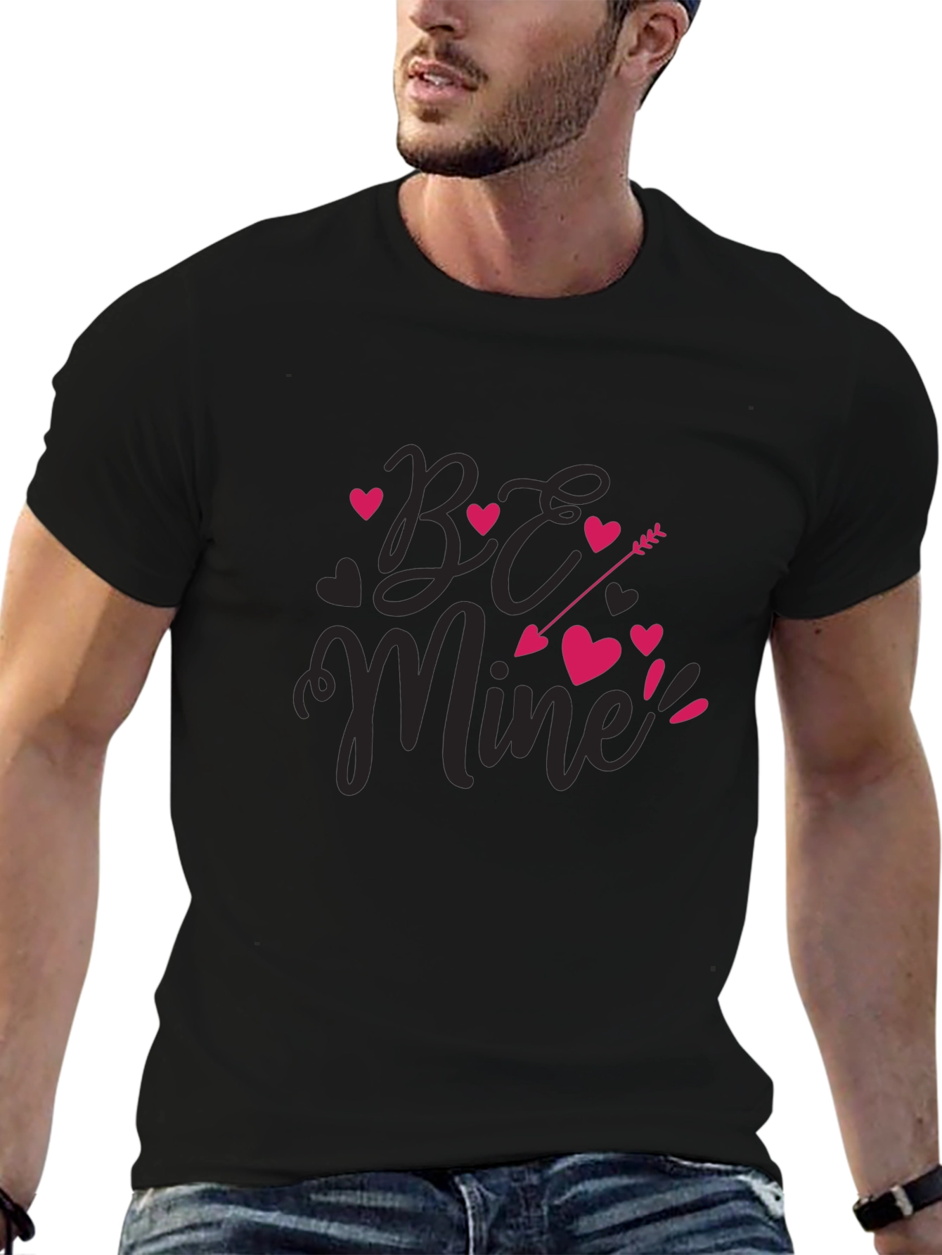 Be Mine Valentines Day Heart Arrow T-Shirt