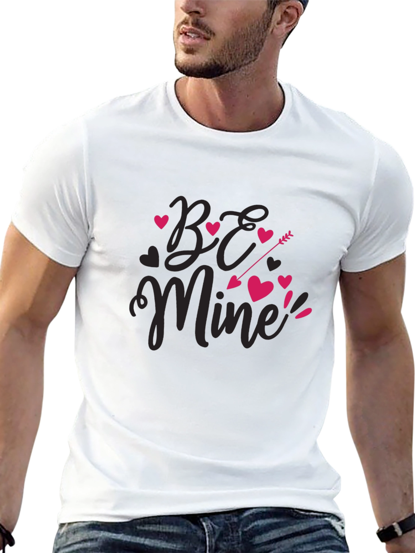 Be Mine Valentines Day Heart Arrow T-Shirt
