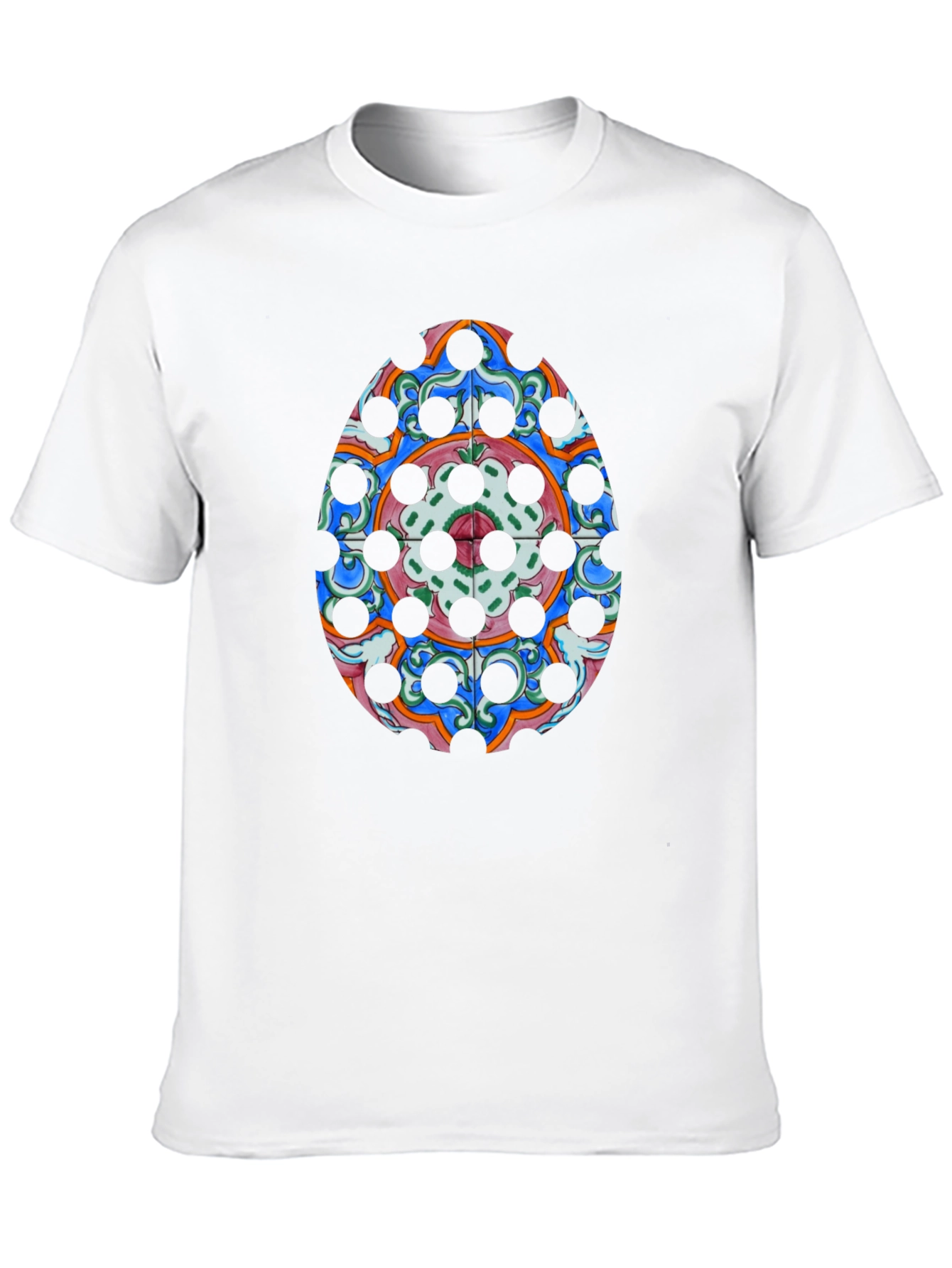 Ornamental Egg Graphic Tee - Black