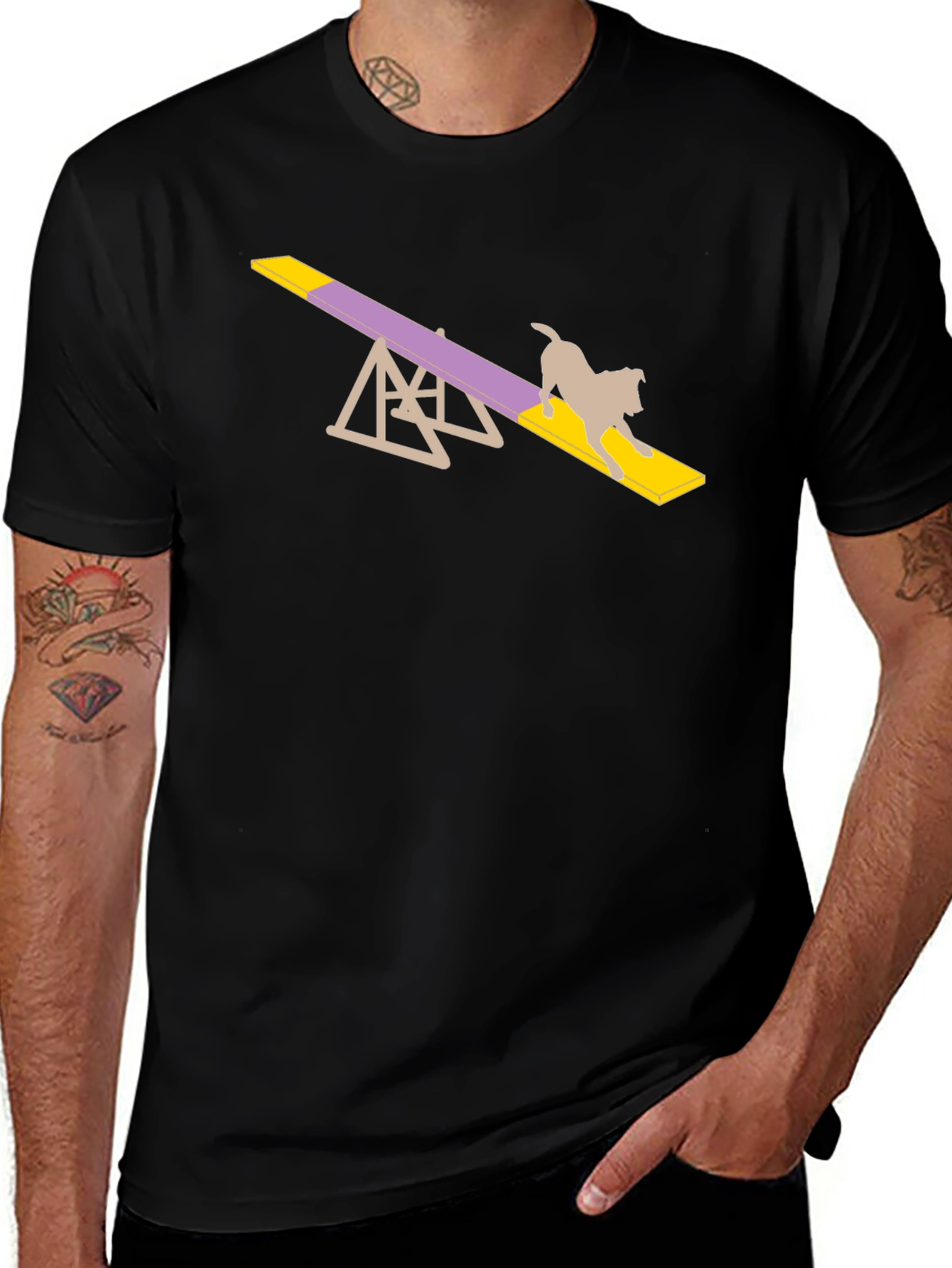 Dog Agility Seesaw T-Shirt