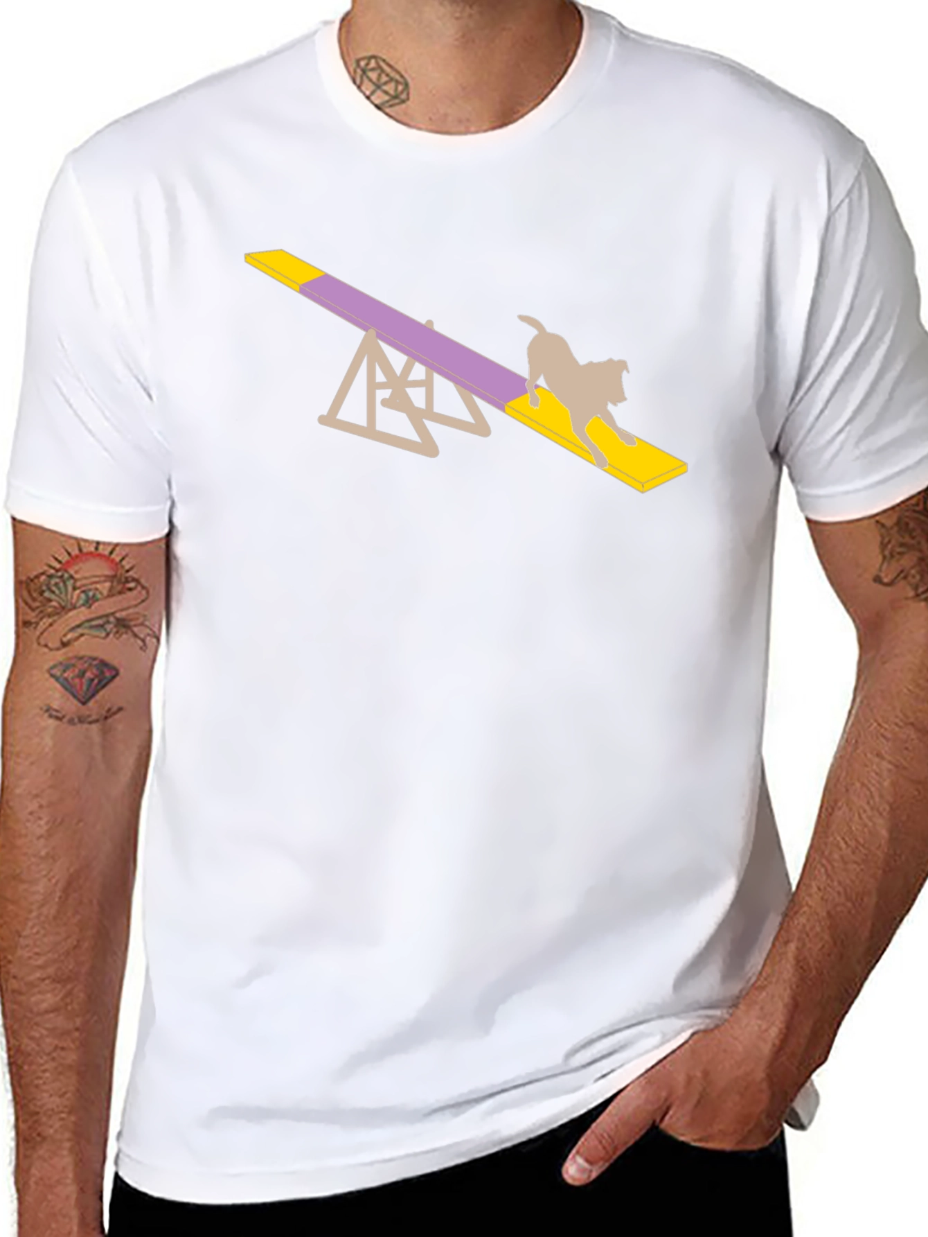 Dog Agility Seesaw T-Shirt