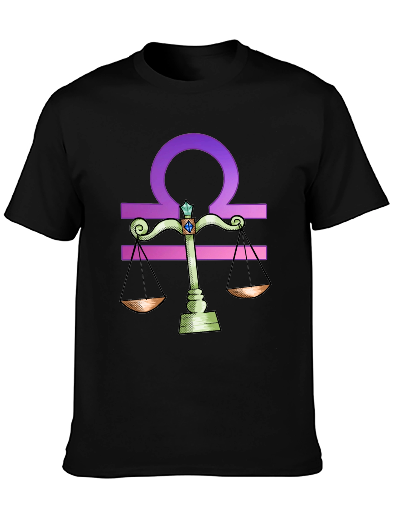 Libra Zodiac Graphic Tee - Stylish Horoscope Shirt