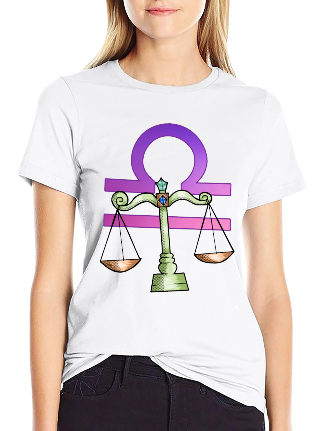 Libra Zodiac Graphic Tee - Stylish Horoscope Shirt