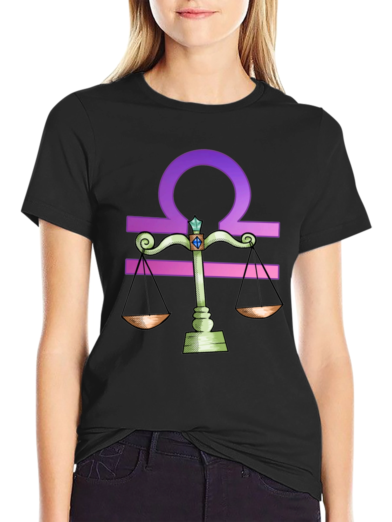 Libra Zodiac Graphic Tee - Stylish Horoscope Shirt