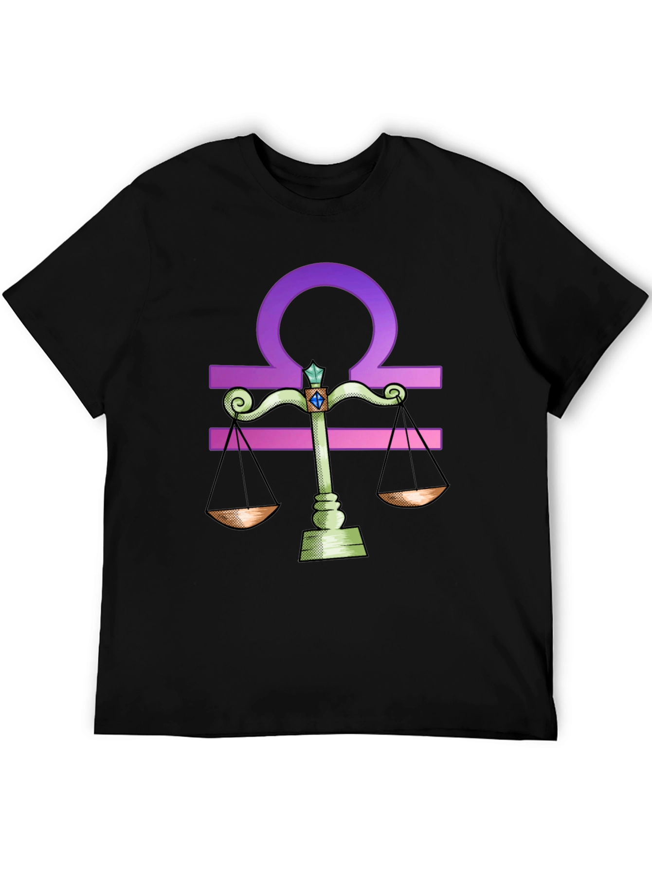 Libra Zodiac Graphic Tee - Stylish Horoscope Shirt