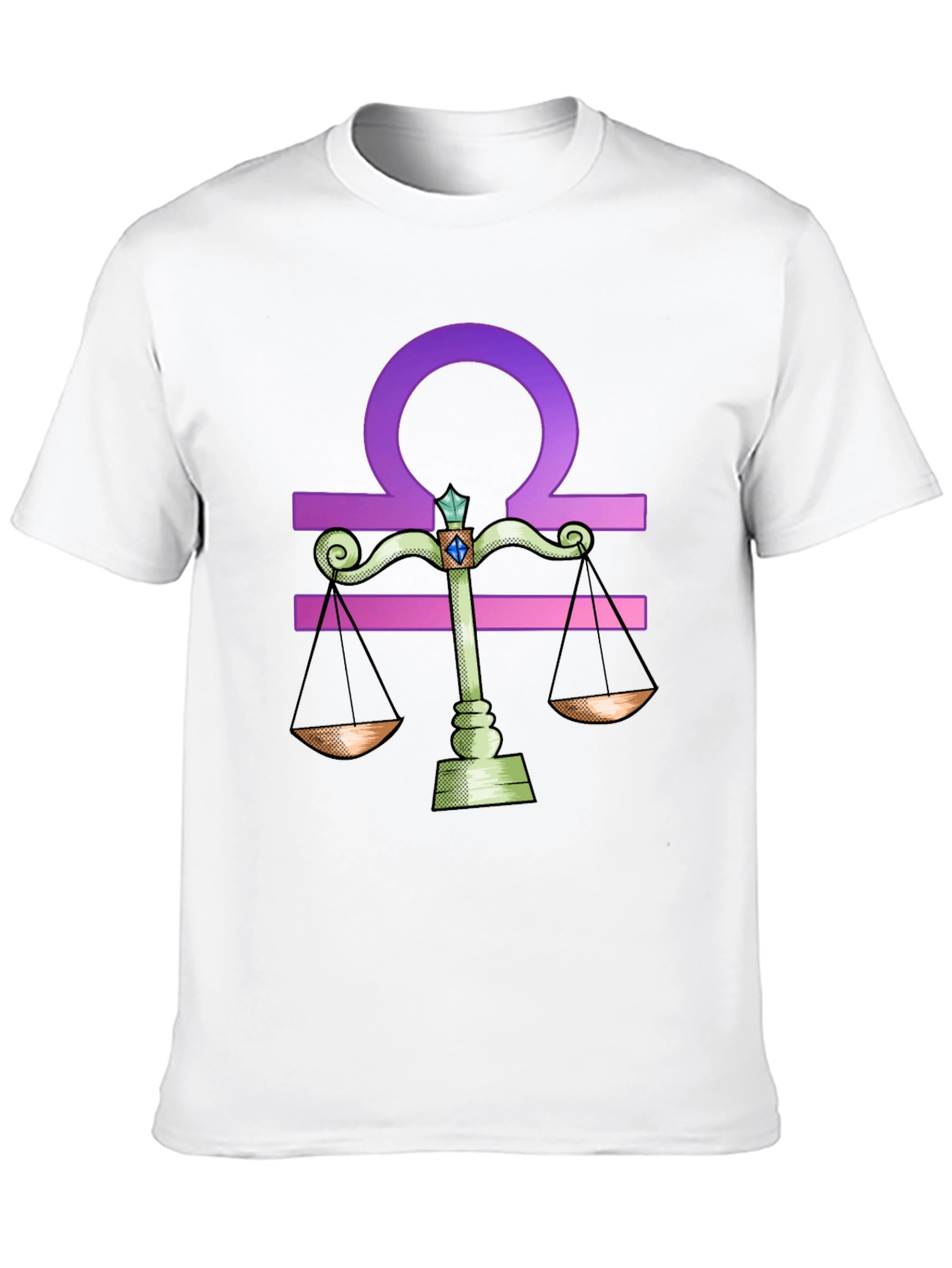 Libra Zodiac Graphic Tee - Stylish Horoscope Shirt