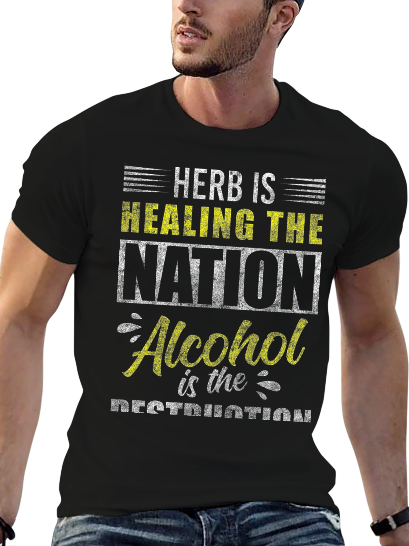 Herb Is Healing Nation Graphic Tee