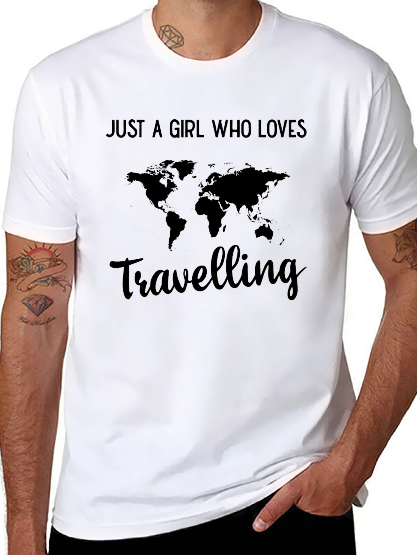 Just A Girl Who Loves Travelling T-Shirt