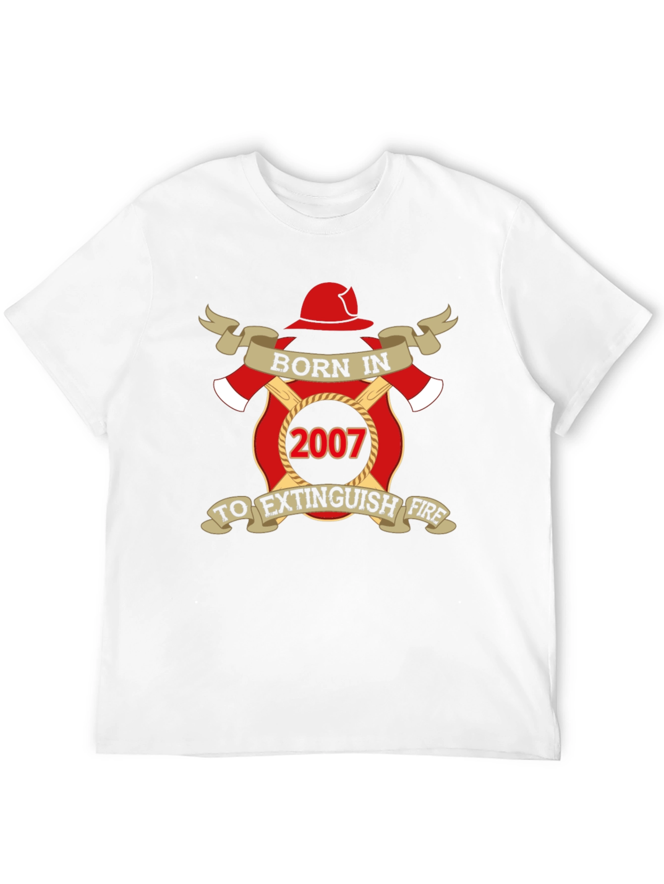 Born in 2007 Firefighter T-Shirt