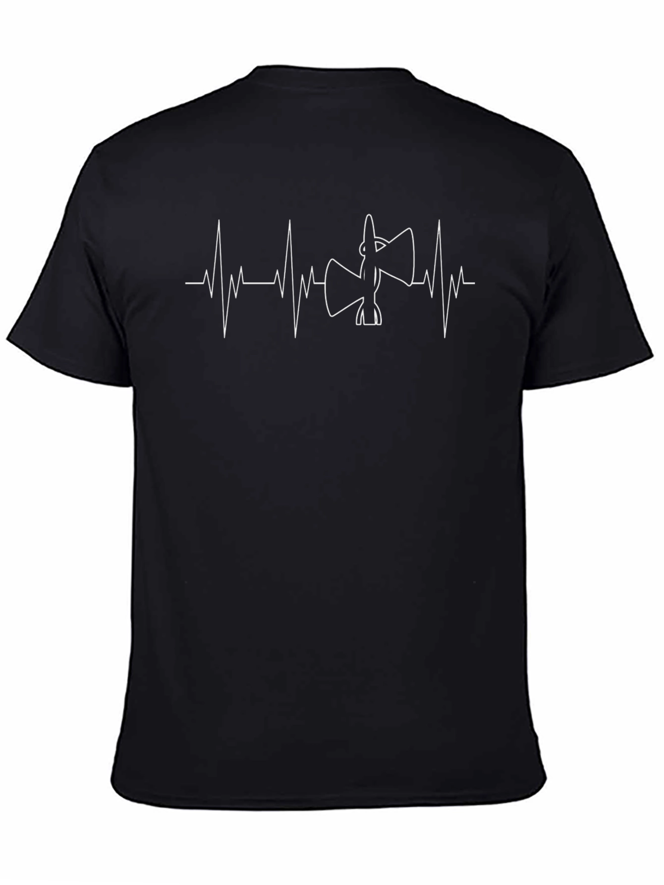 Axe Heartbeat T-Shirt - Black