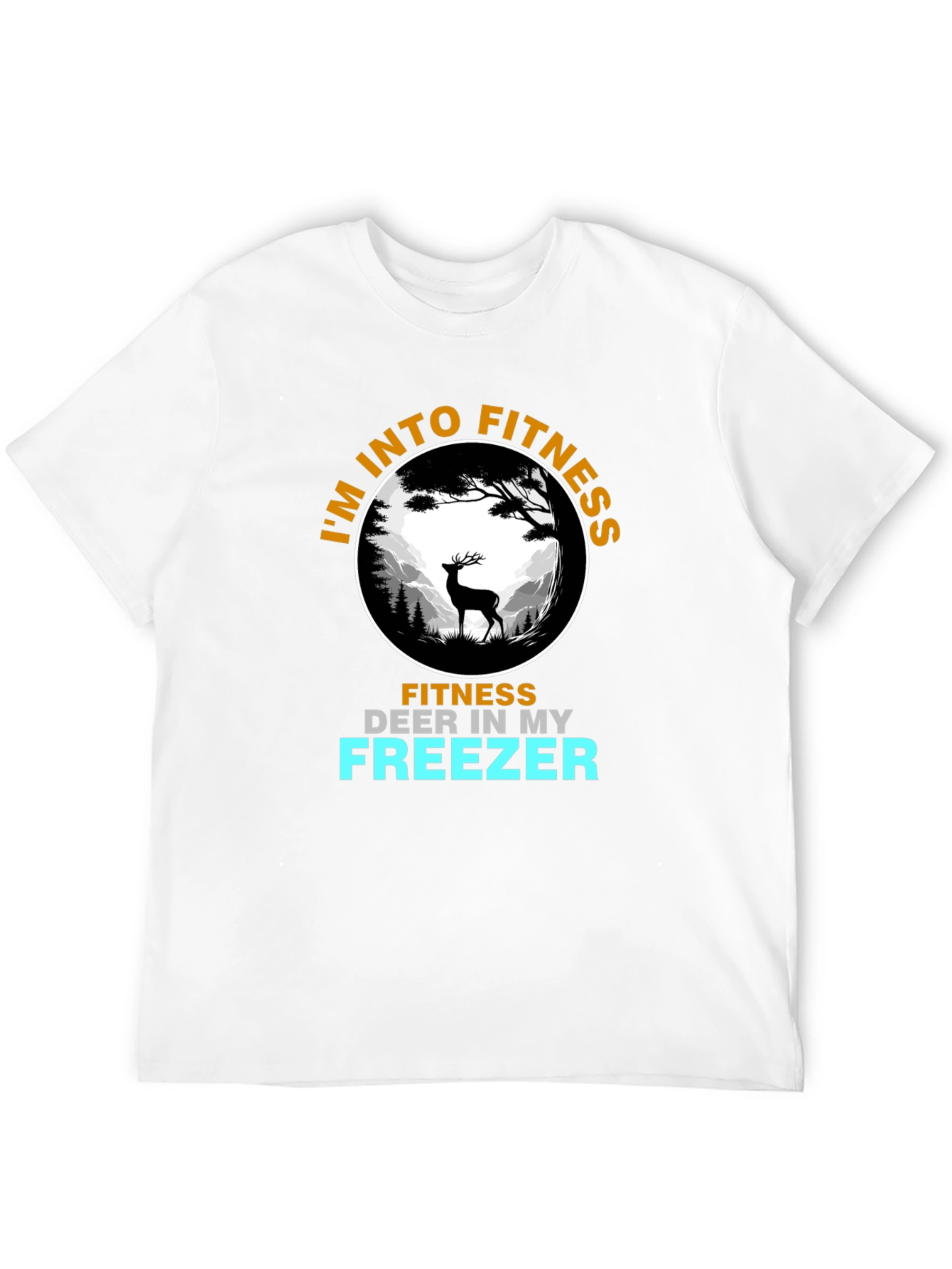 Fitness Deer T-Shirt - Funny Hunting Tee